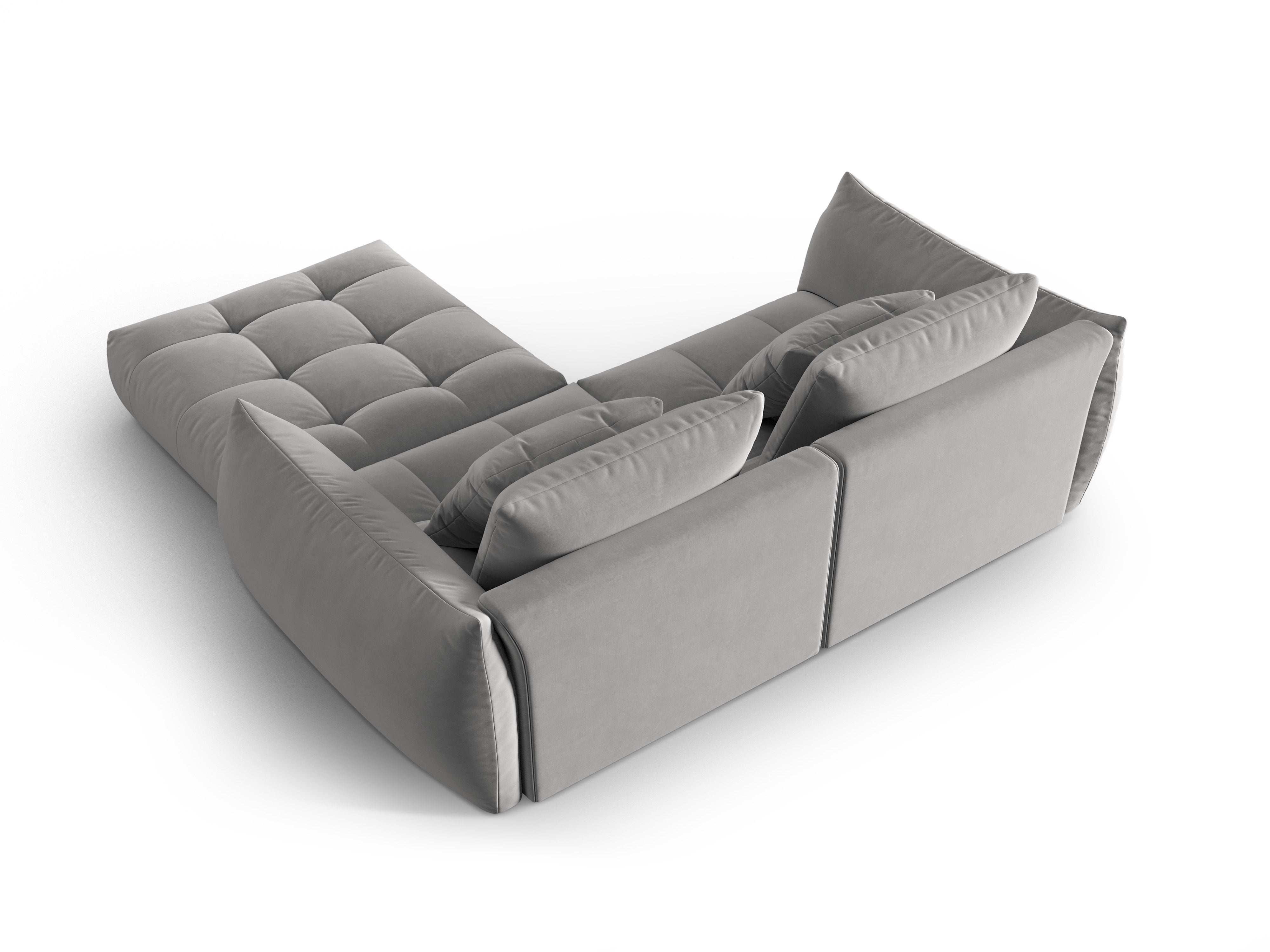 Bloom Ecksofa, 232x216 cm, Material: Samt