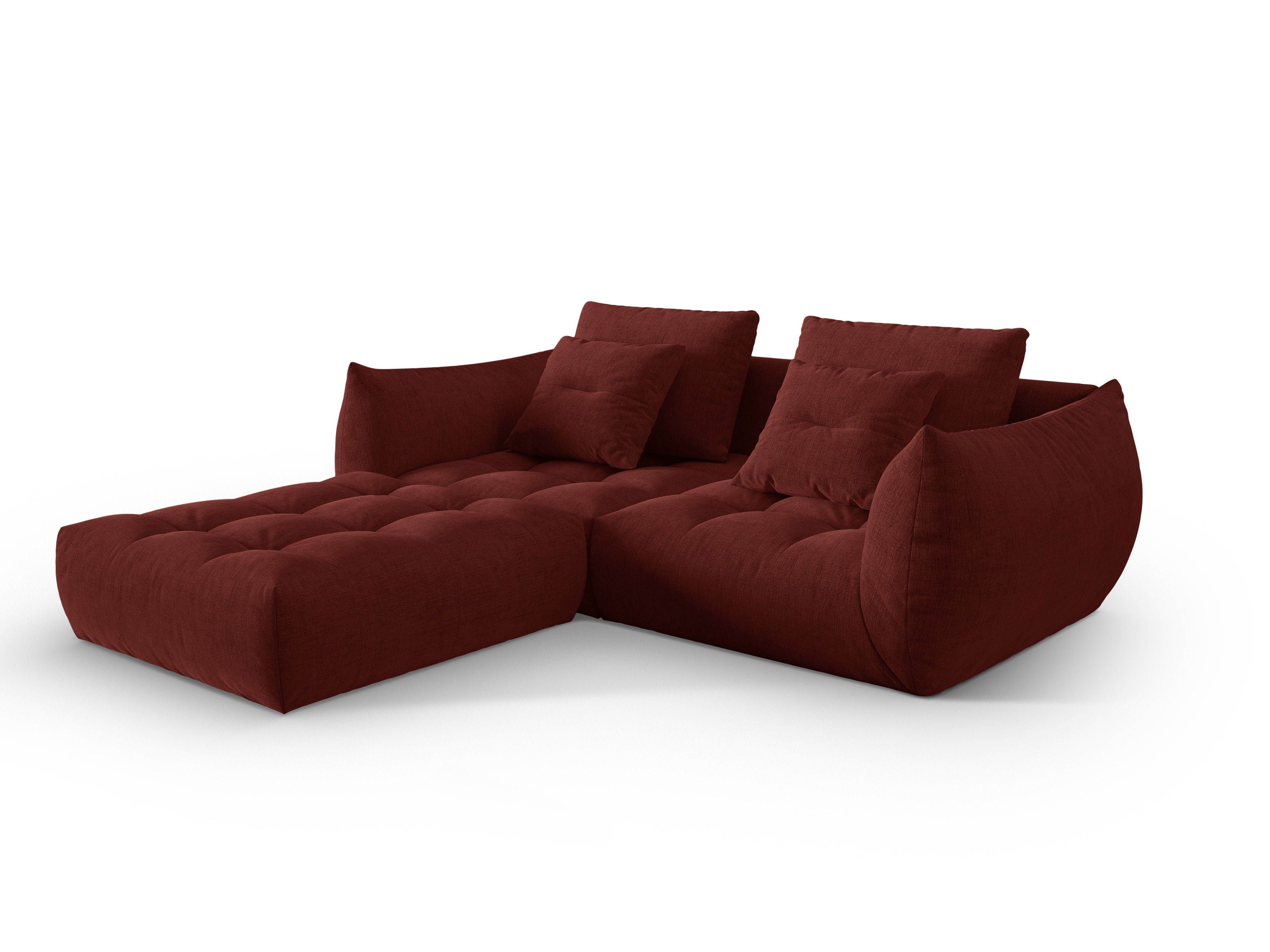 Bloom Ecksofa, 232x216 cm, Material: Strukturstoff