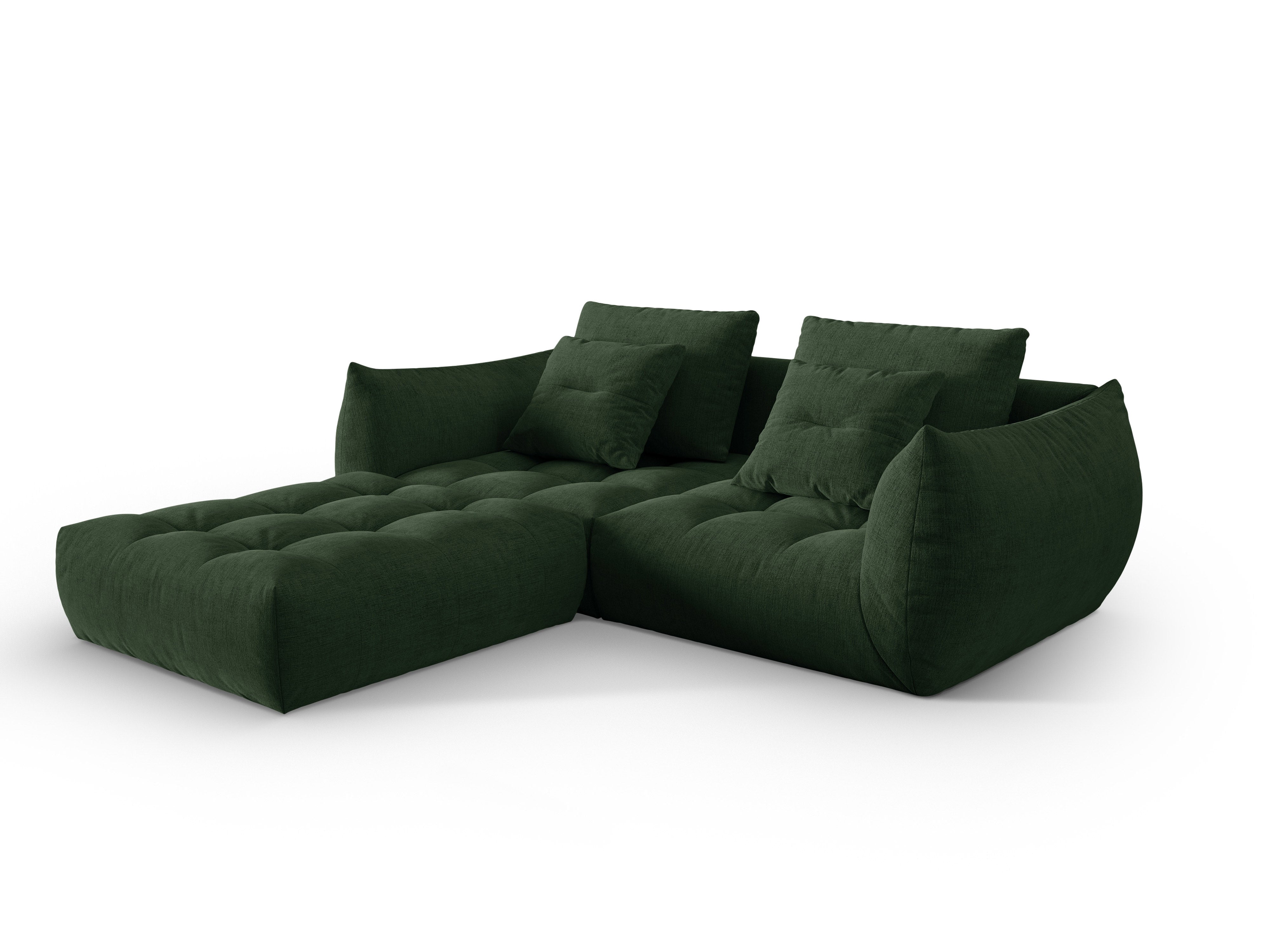 Bloom Ecksofa, 232x216 cm, Material: Strukturstoff