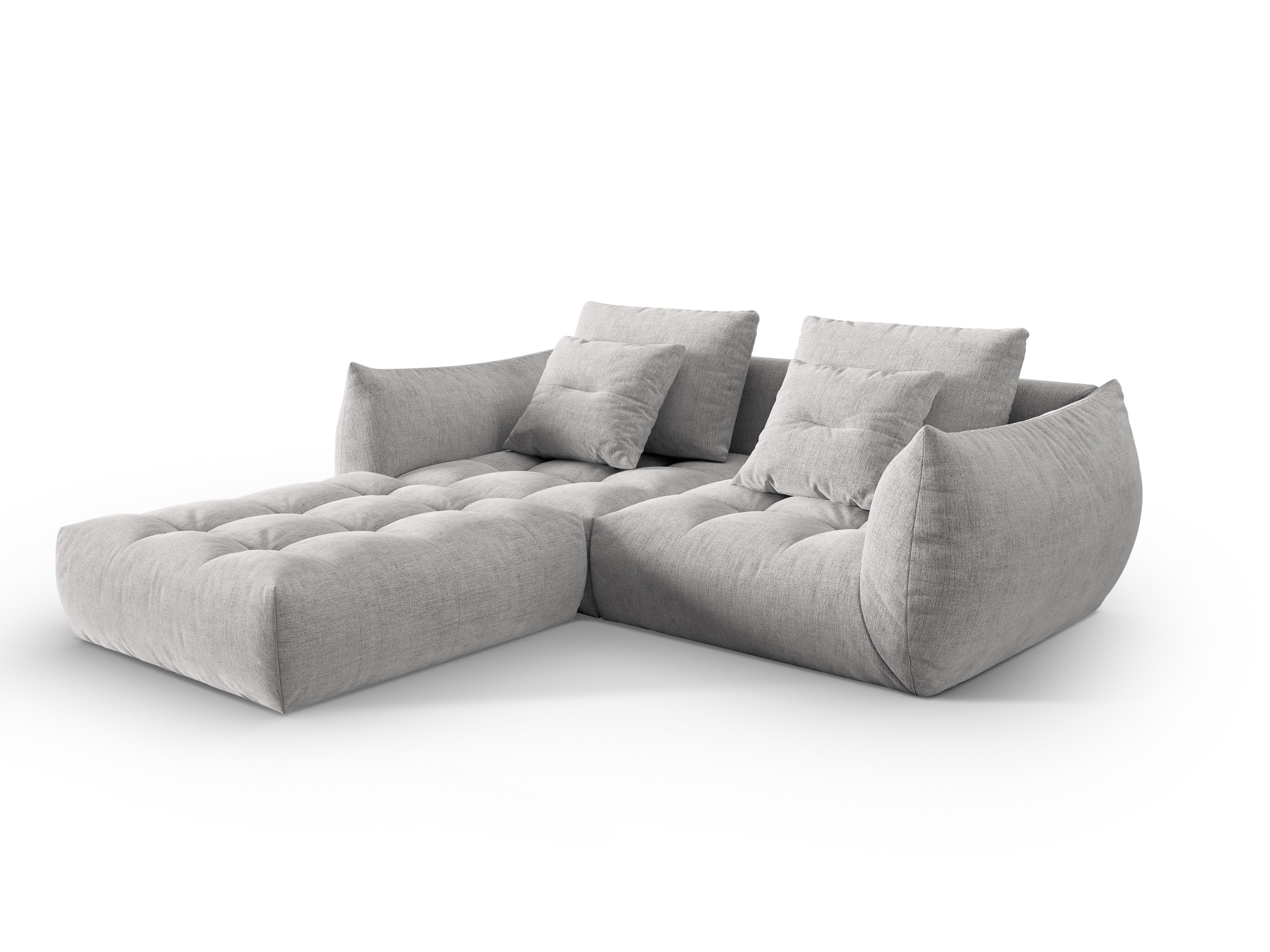 Bloom Ecksofa, 232x216 cm, Material: Strukturstoff