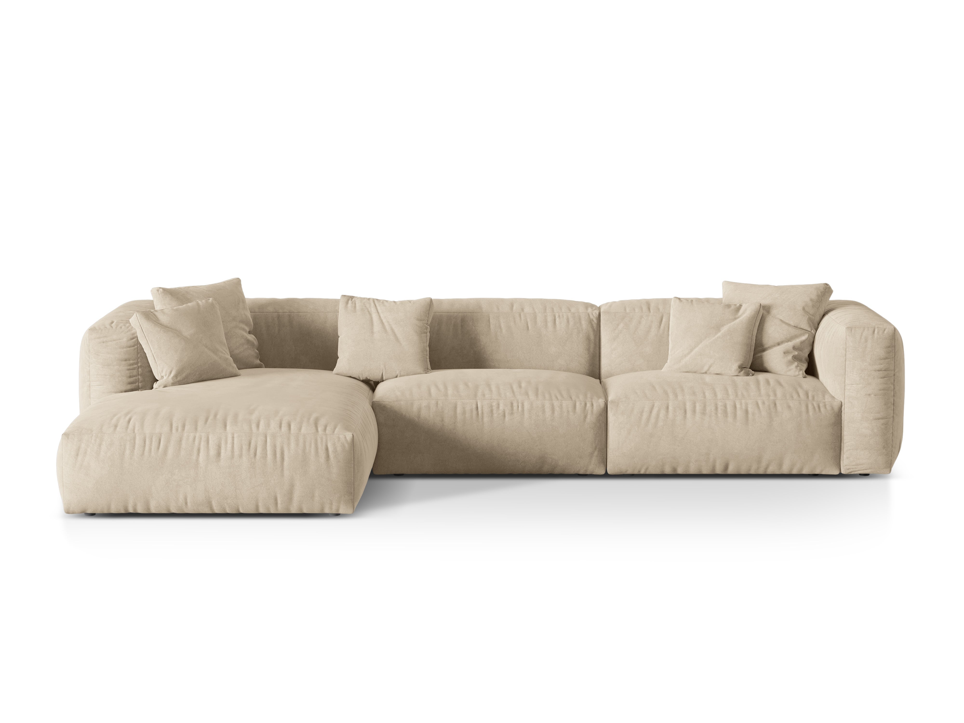 Ecksofa Martina, 330x176cm, Material: Samt