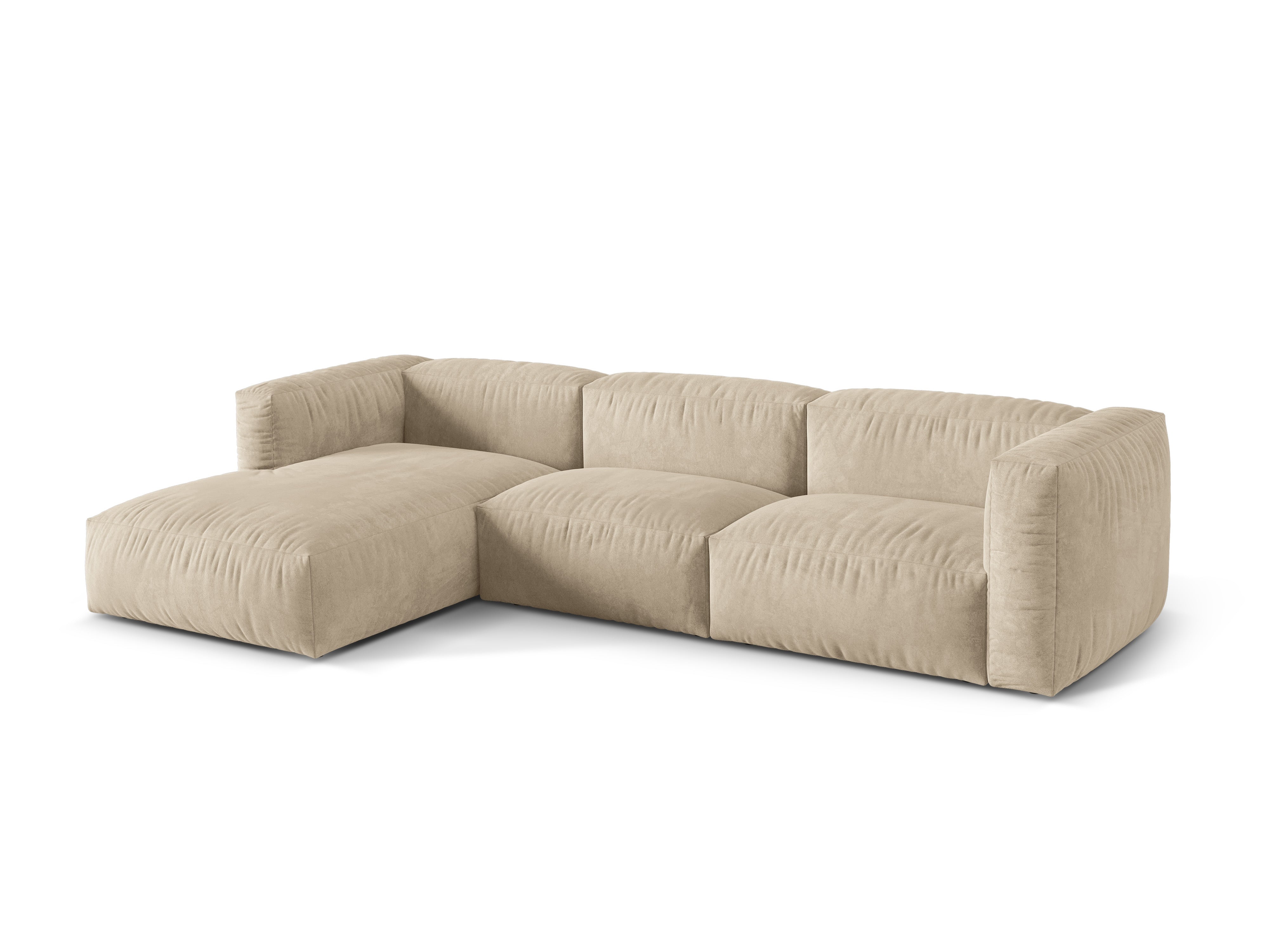 Ecksofa Martina, 330x176cm, Material: Samt