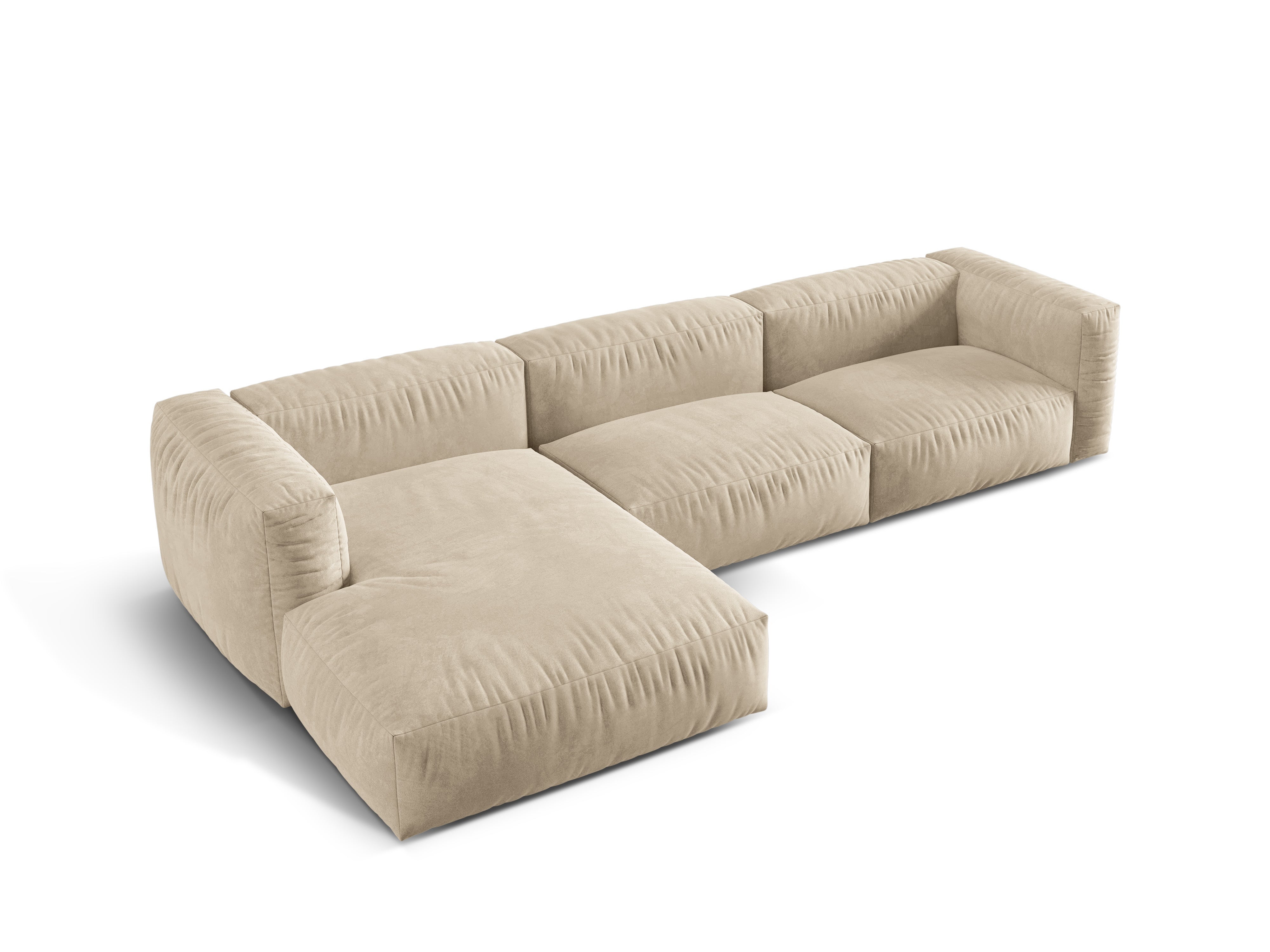 Ecksofa Martina, 330x176cm, Material: Samt