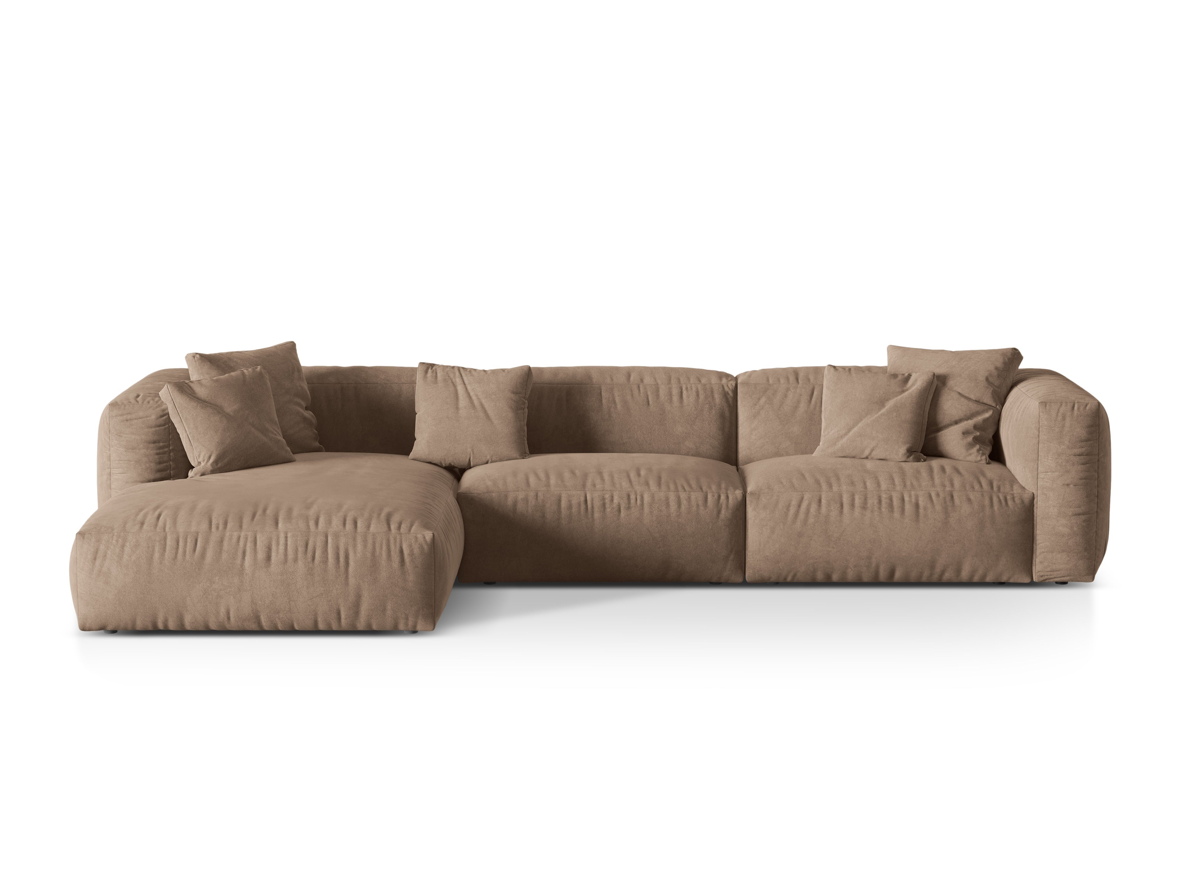 Ecksofa Martina, 330x176cm, Material: Samt