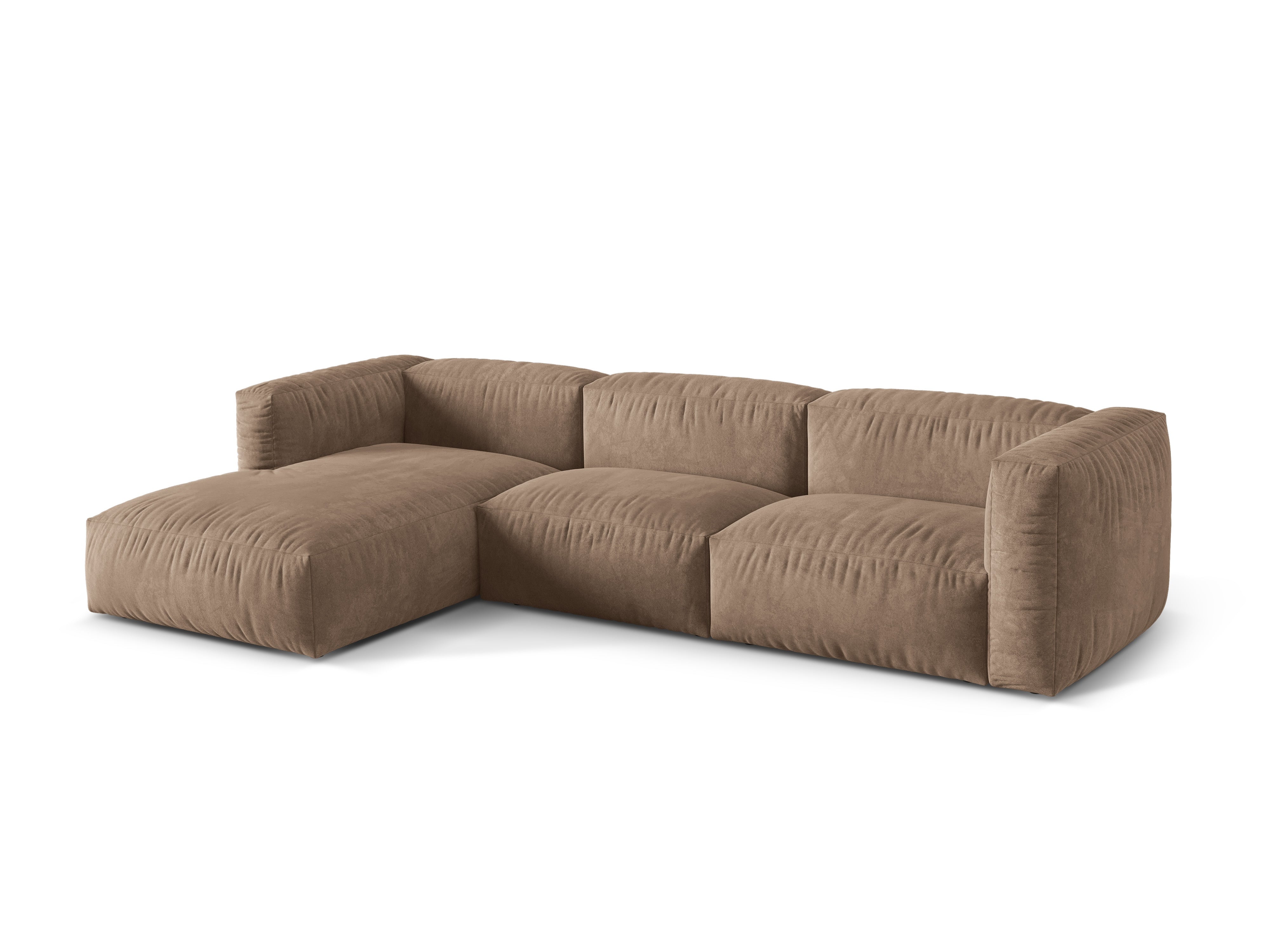 Ecksofa Martina, 330x176cm, Material: Samt