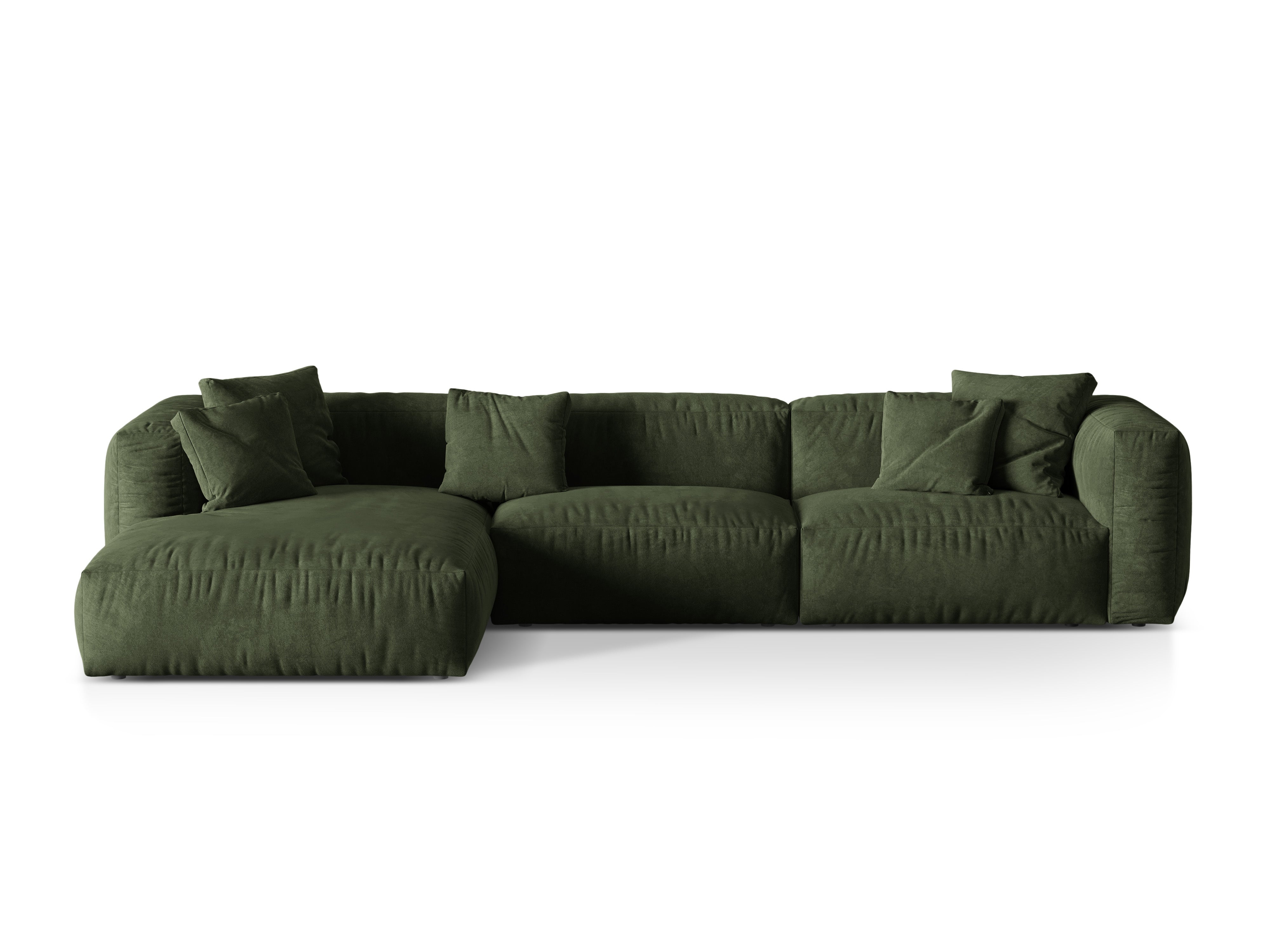 Ecksofa Martina, 330x176cm, Material: Samt