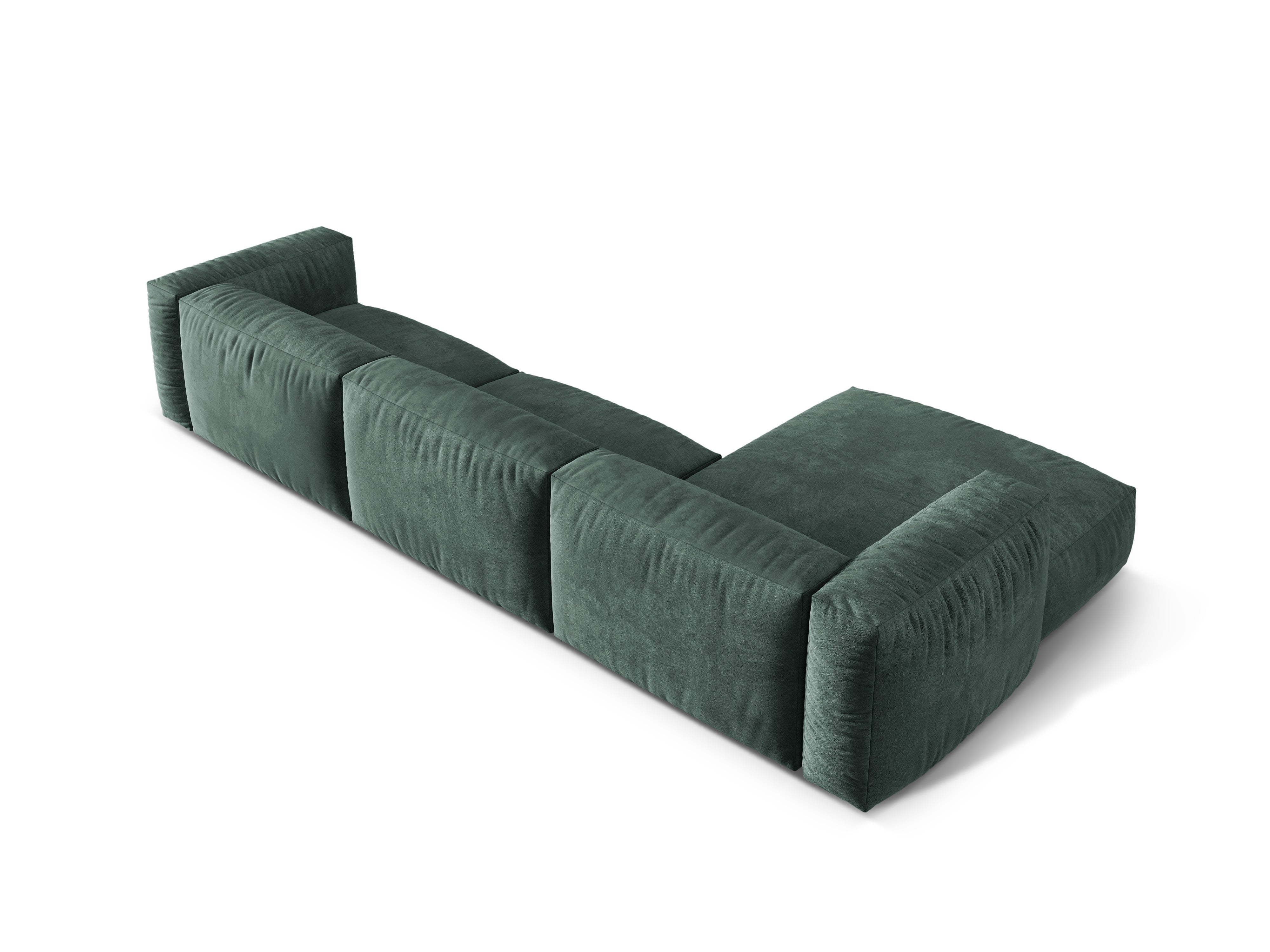 Ecksofa Martina, 330x176cm, Material: Samt