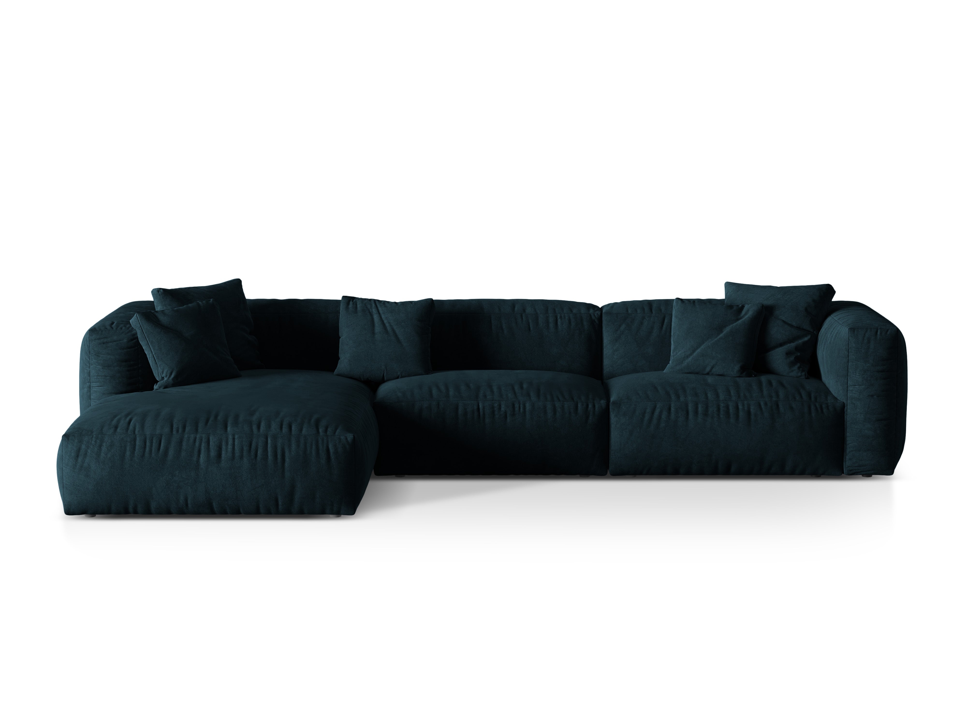 Ecksofa Martina, 330x176cm, Material: Samt