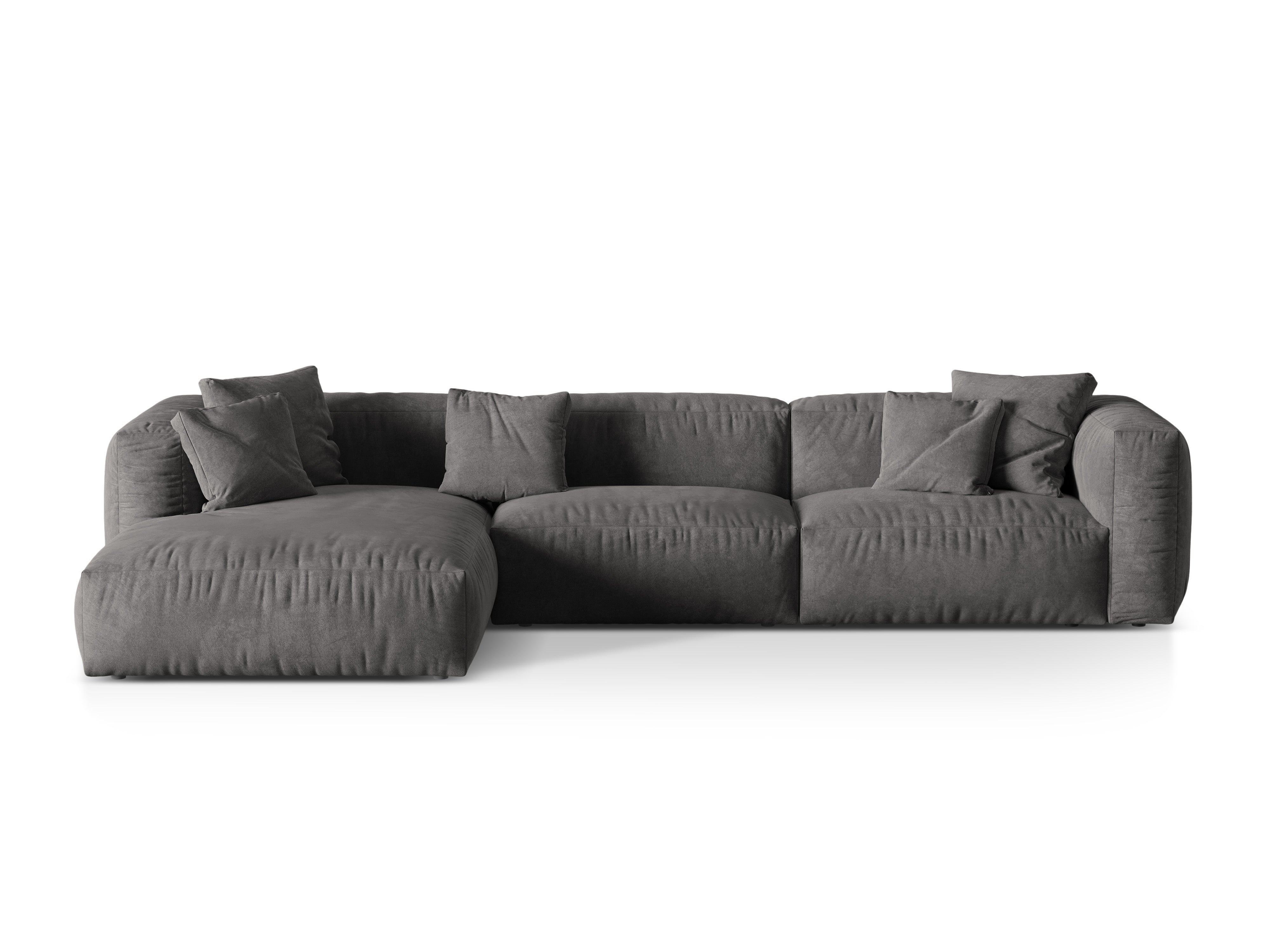 Ecksofa Martina, 330x176cm, Material: Samt