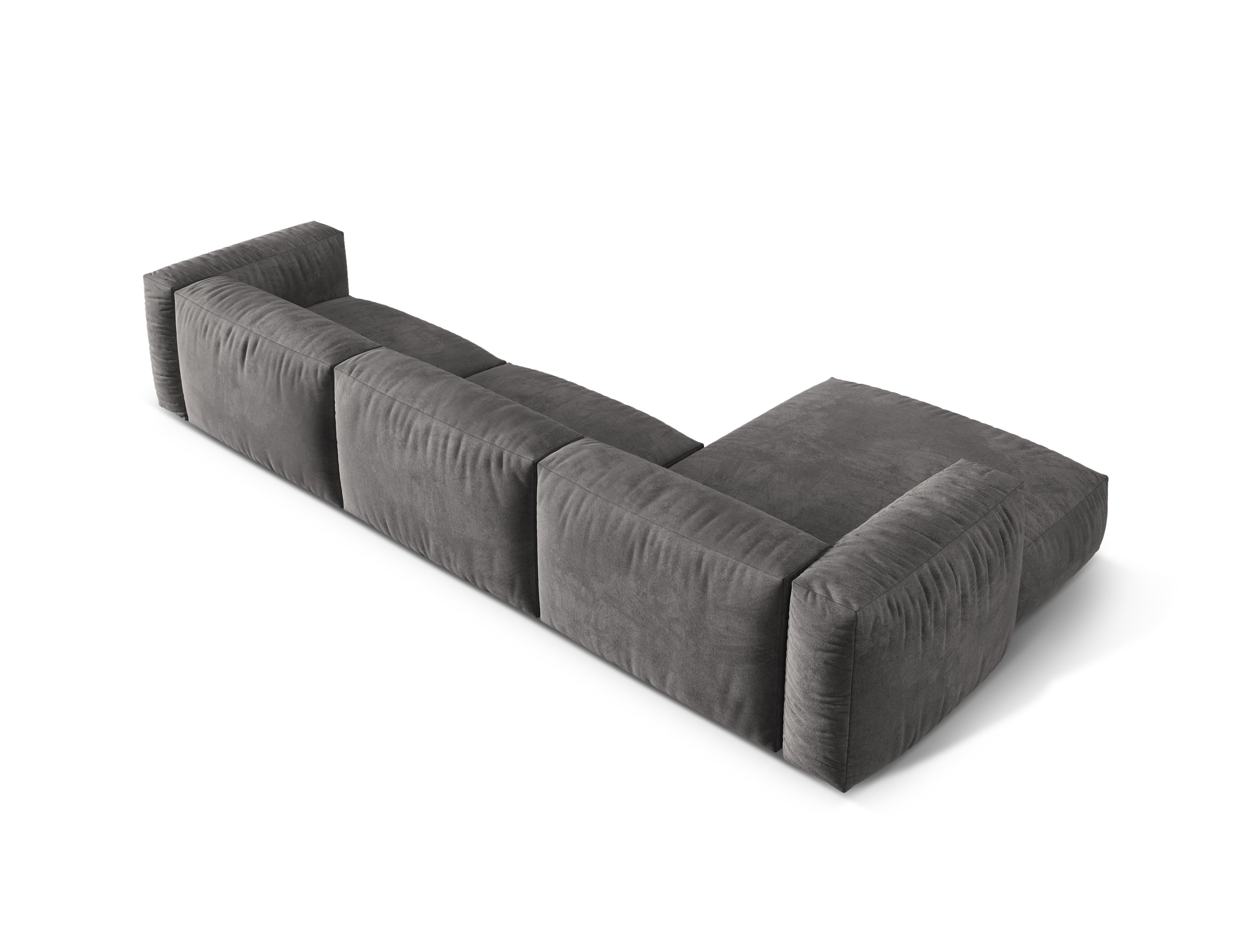 Ecksofa Martina, 330x176cm, Material: Samt