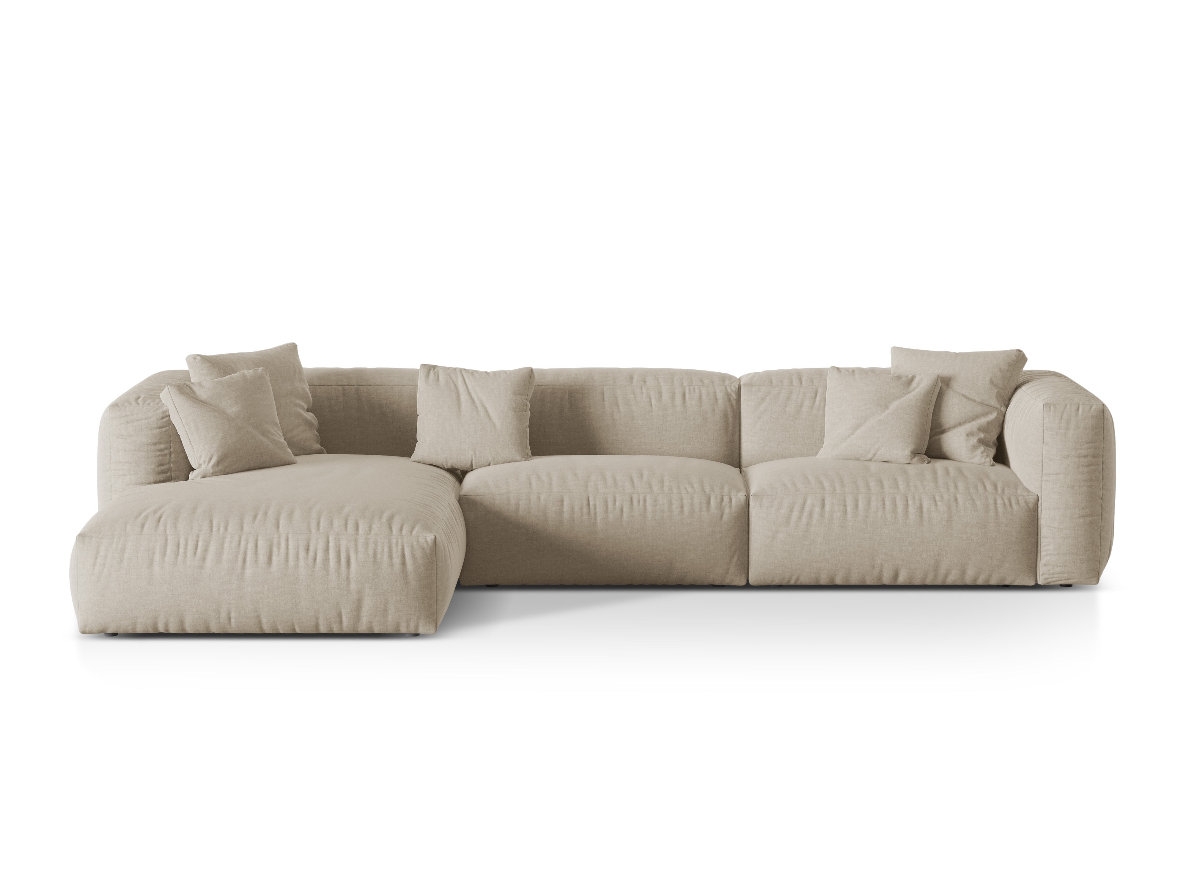 Ecksofa Martin, 330x176cm, Material: Strukturstoff