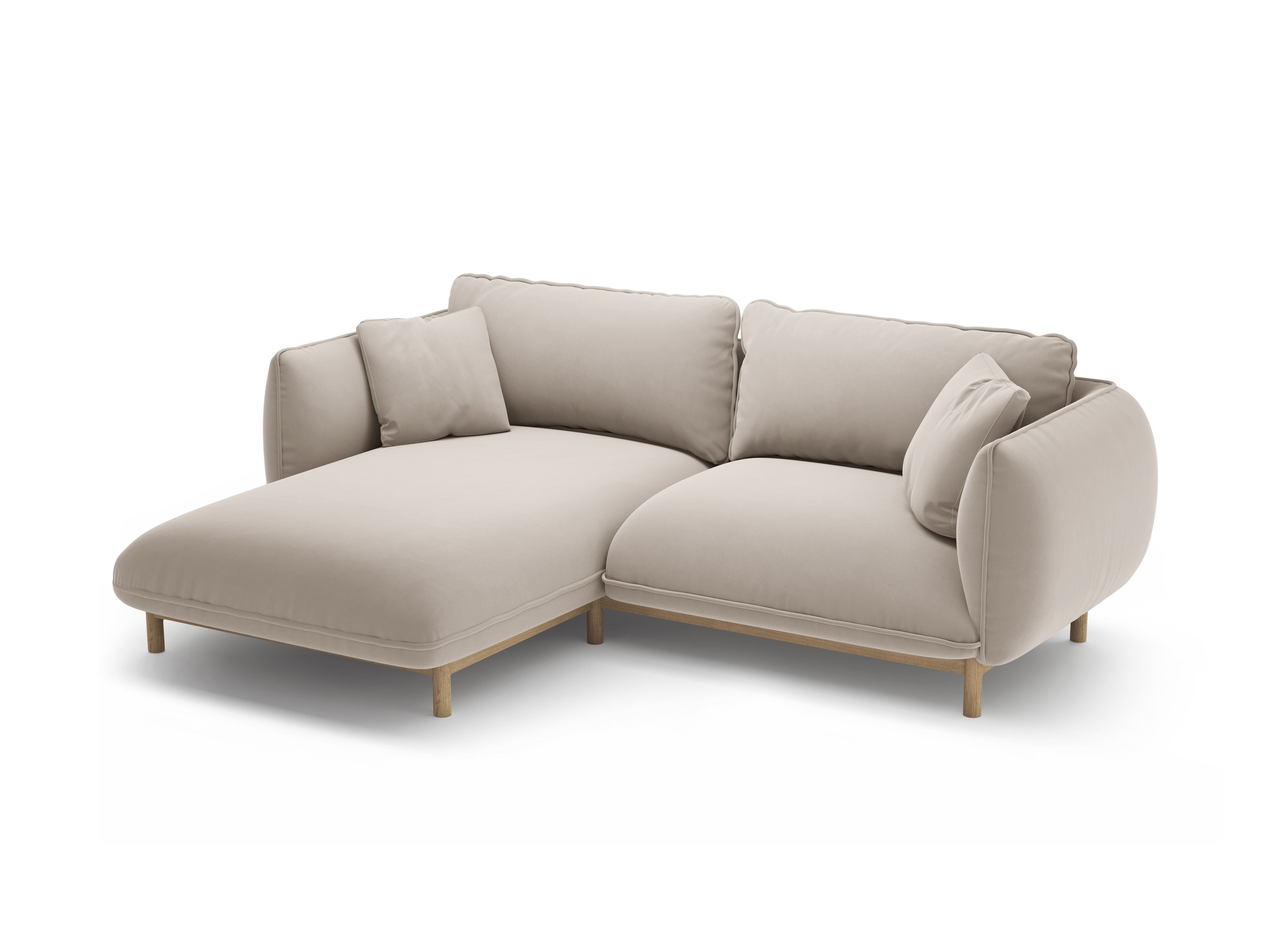 Ecksofa-Set Ada, 220x179cm, Material: Samt