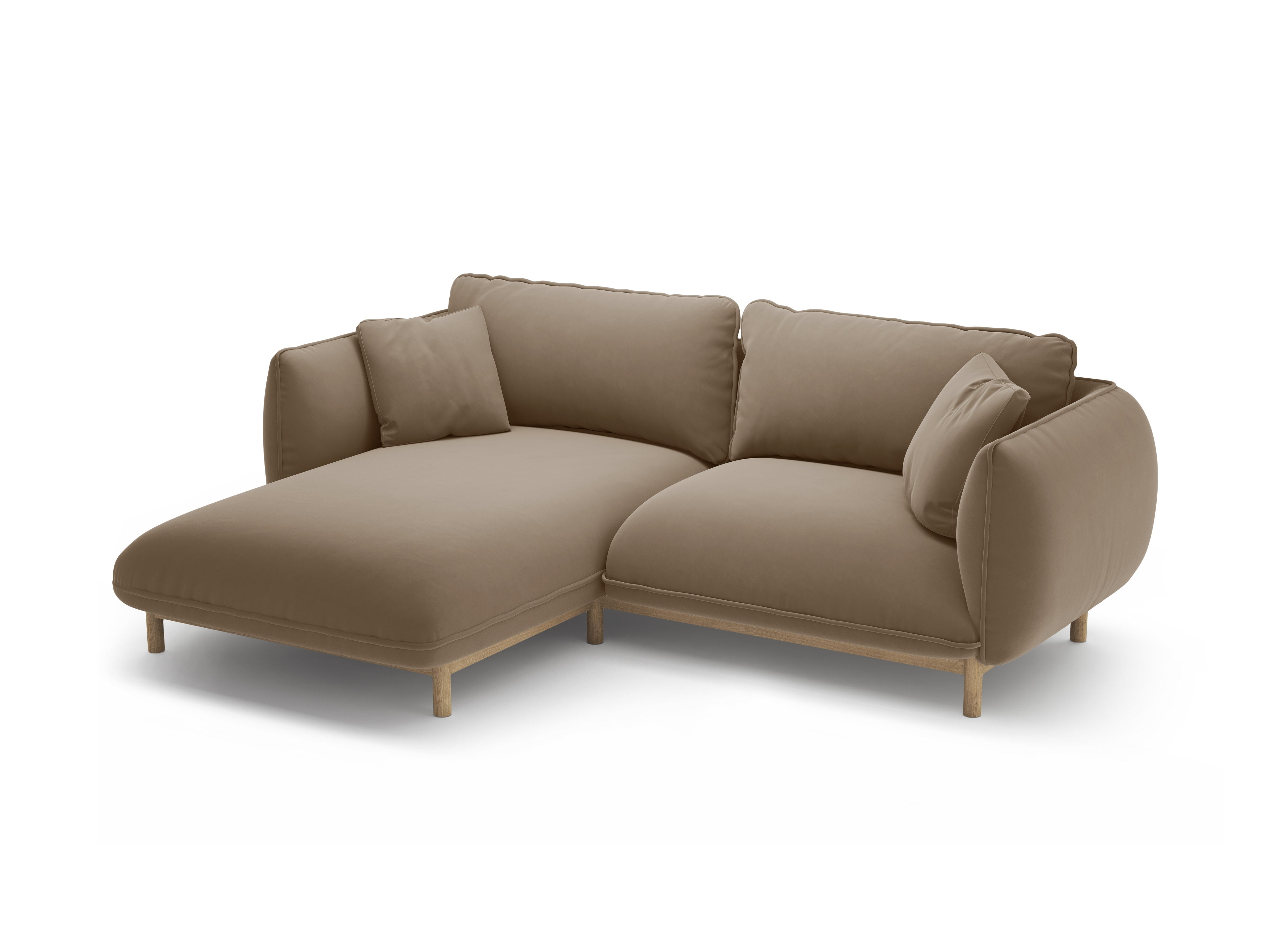 Ecksofa-Set Ada, 220x179cm, Material: Samt