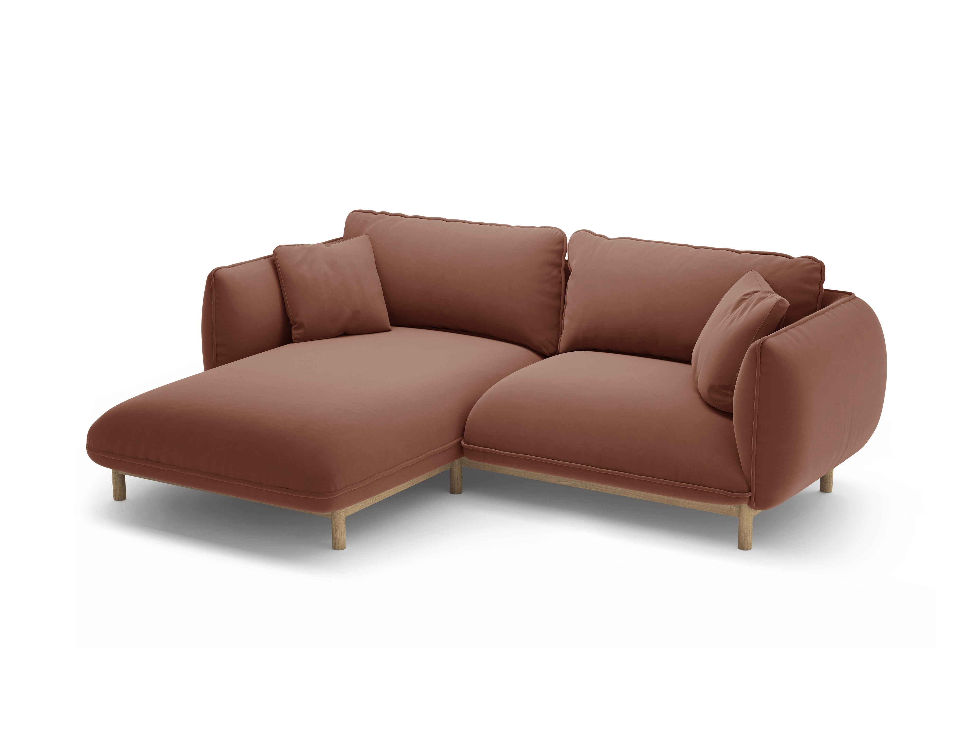 Ecksofa-Set Ada, 220x179cm, Material: Samt