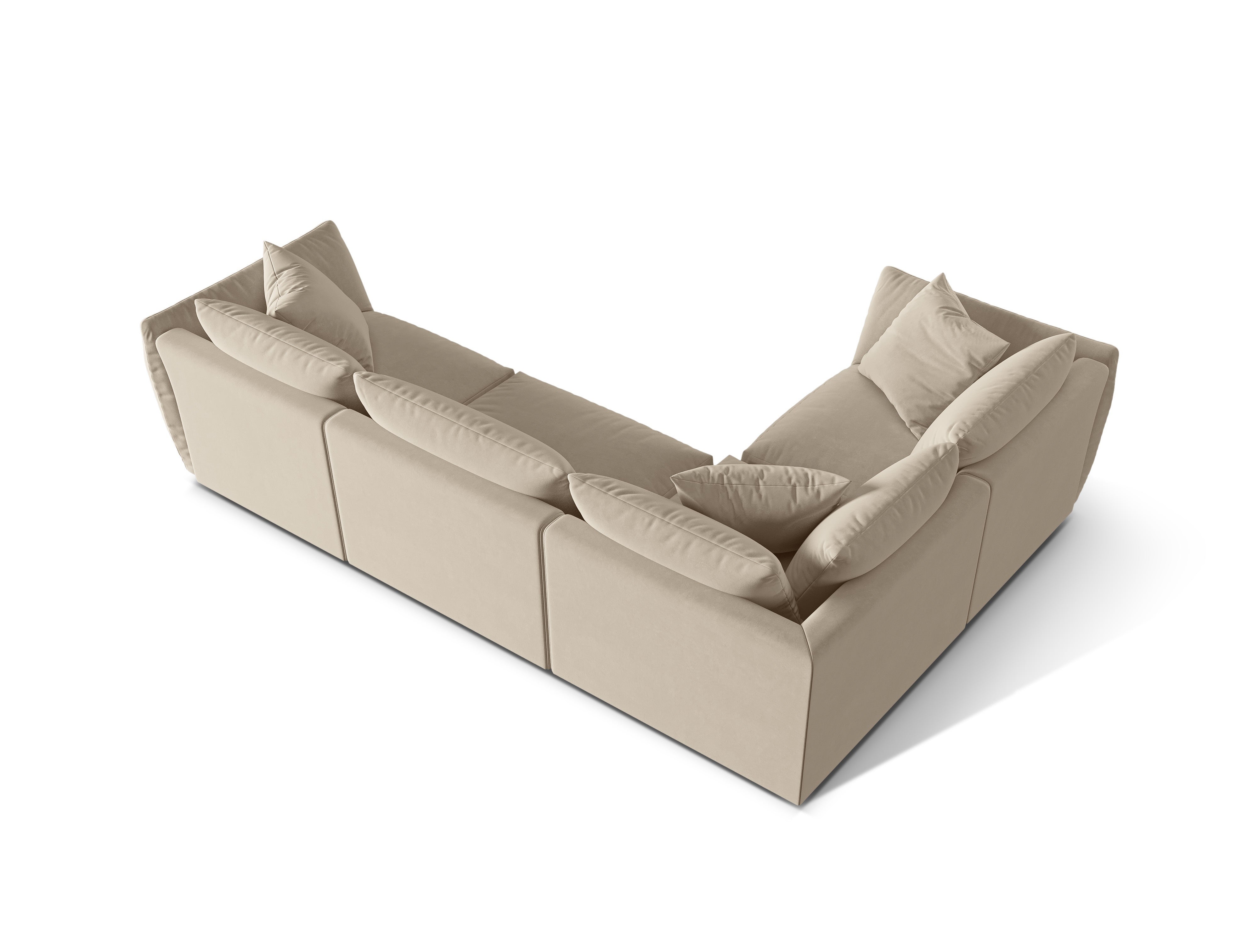 Ecksofa Chris 295x210cm, Material: Samt