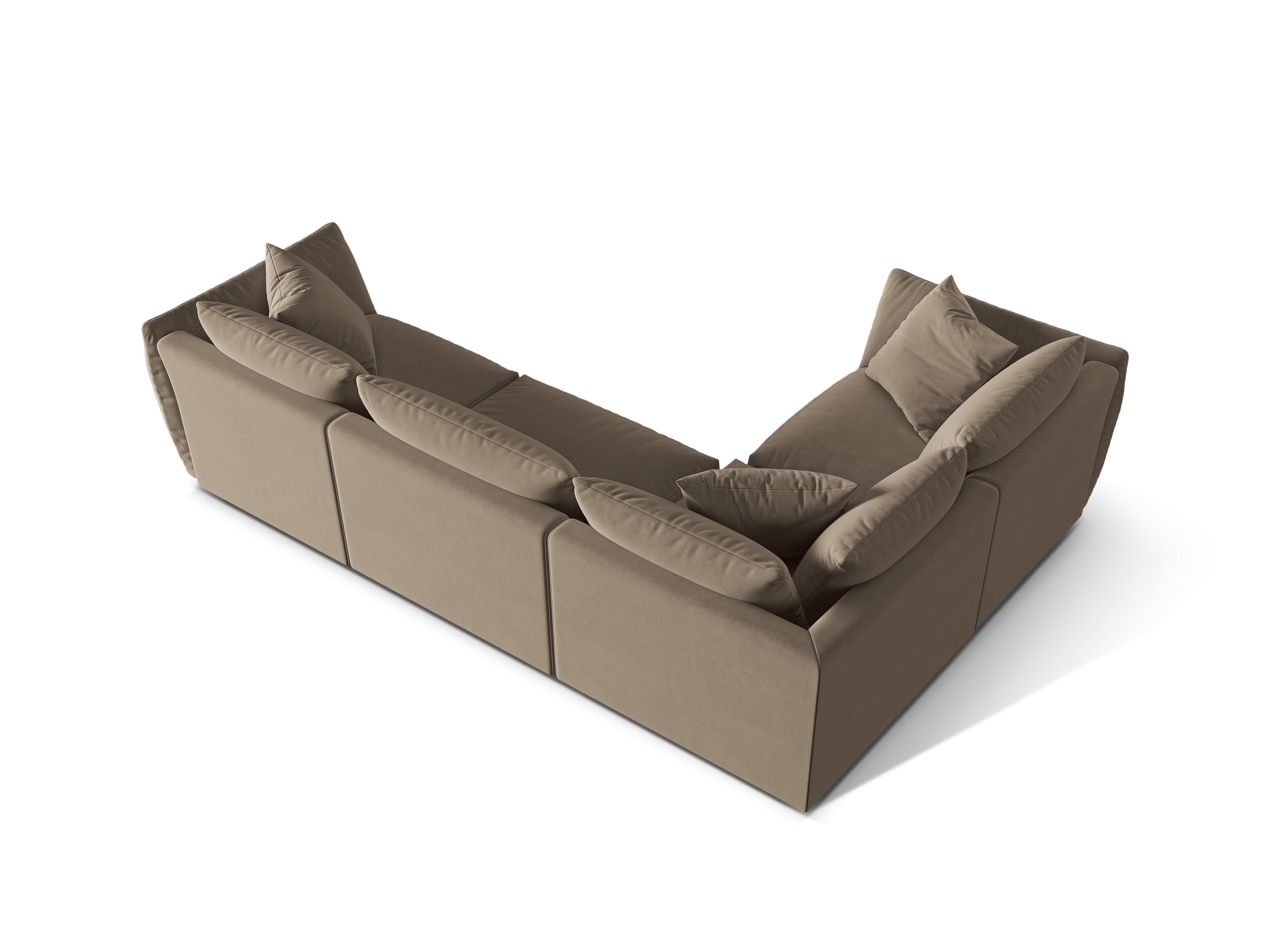 Ecksofa Chris 295x210cm, Material: Samt