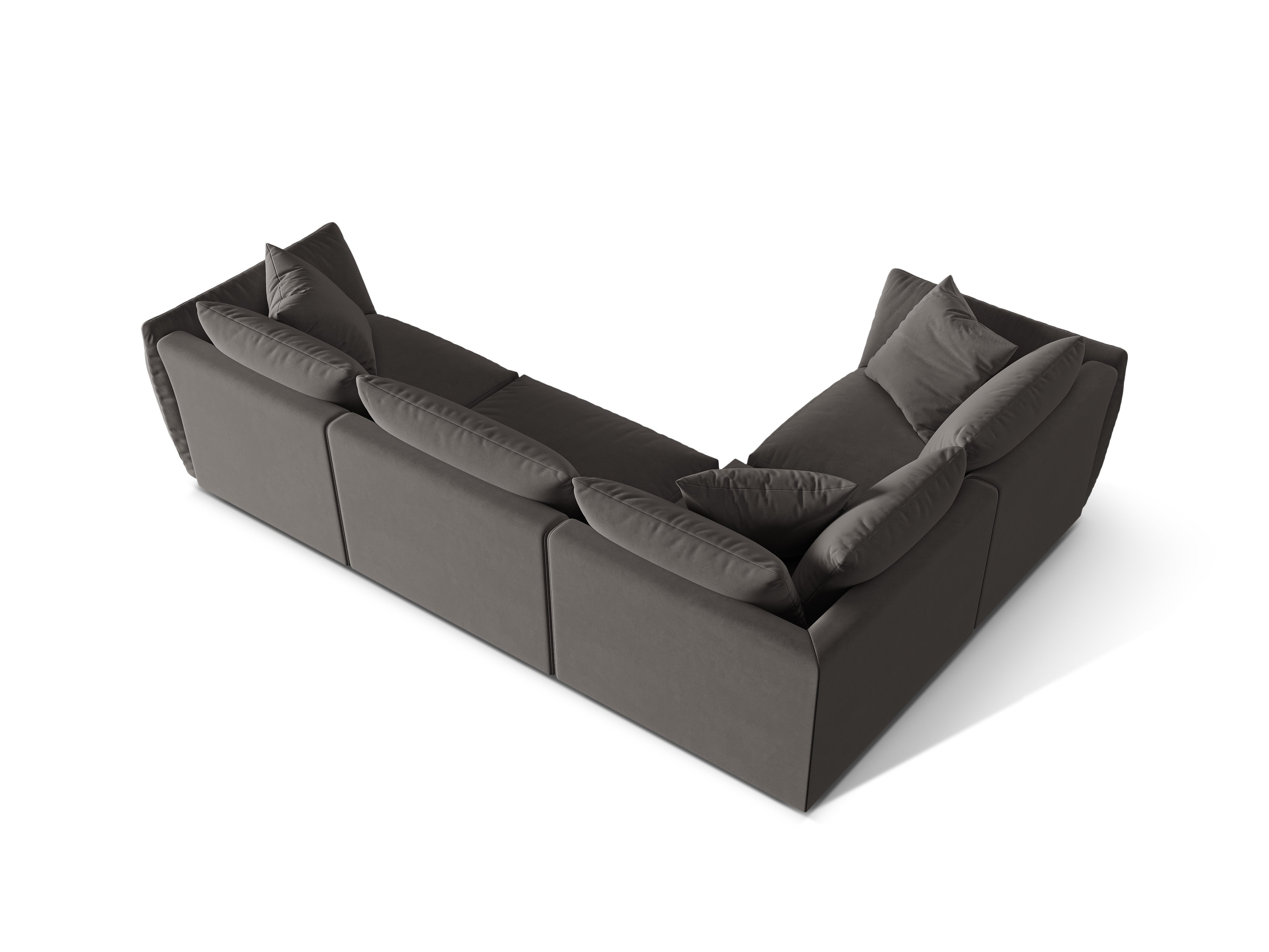 Ecksofa Chris 295x210cm, Material: Samt