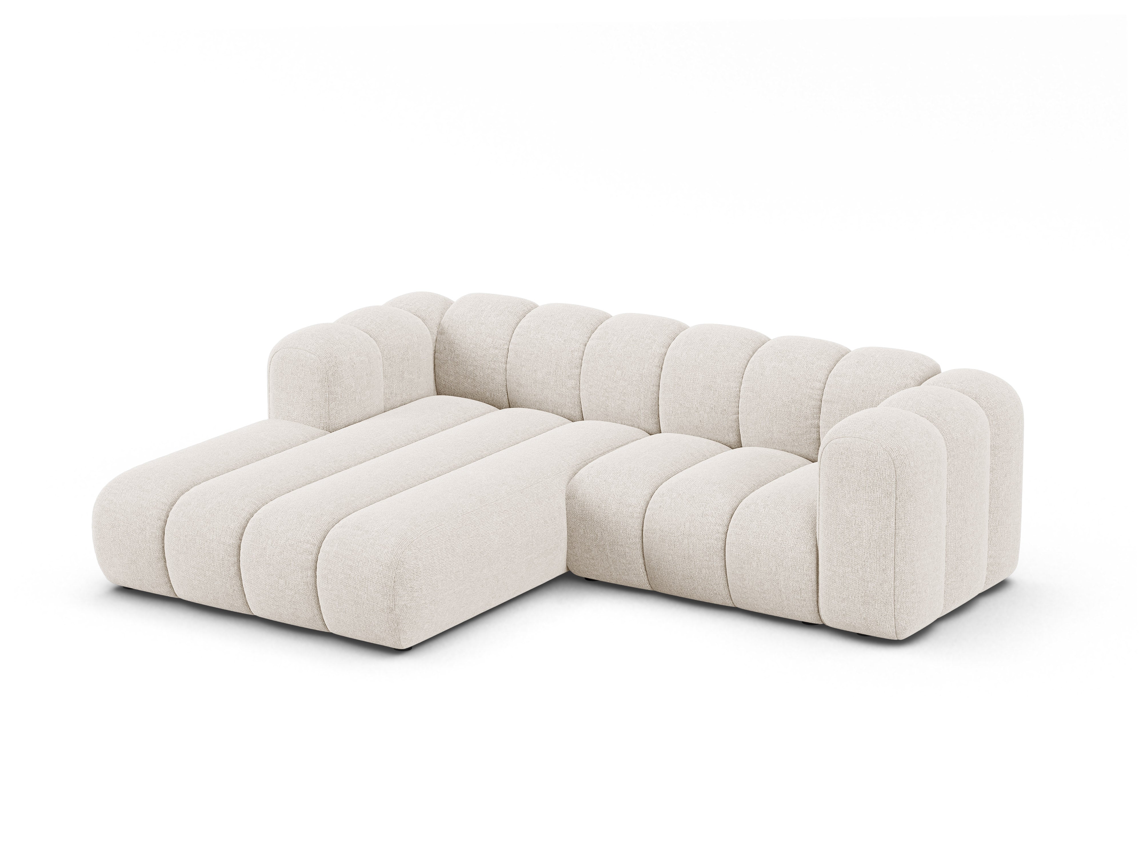 Ecksofa Lupine 230x177cm, Material: Chenille Eden