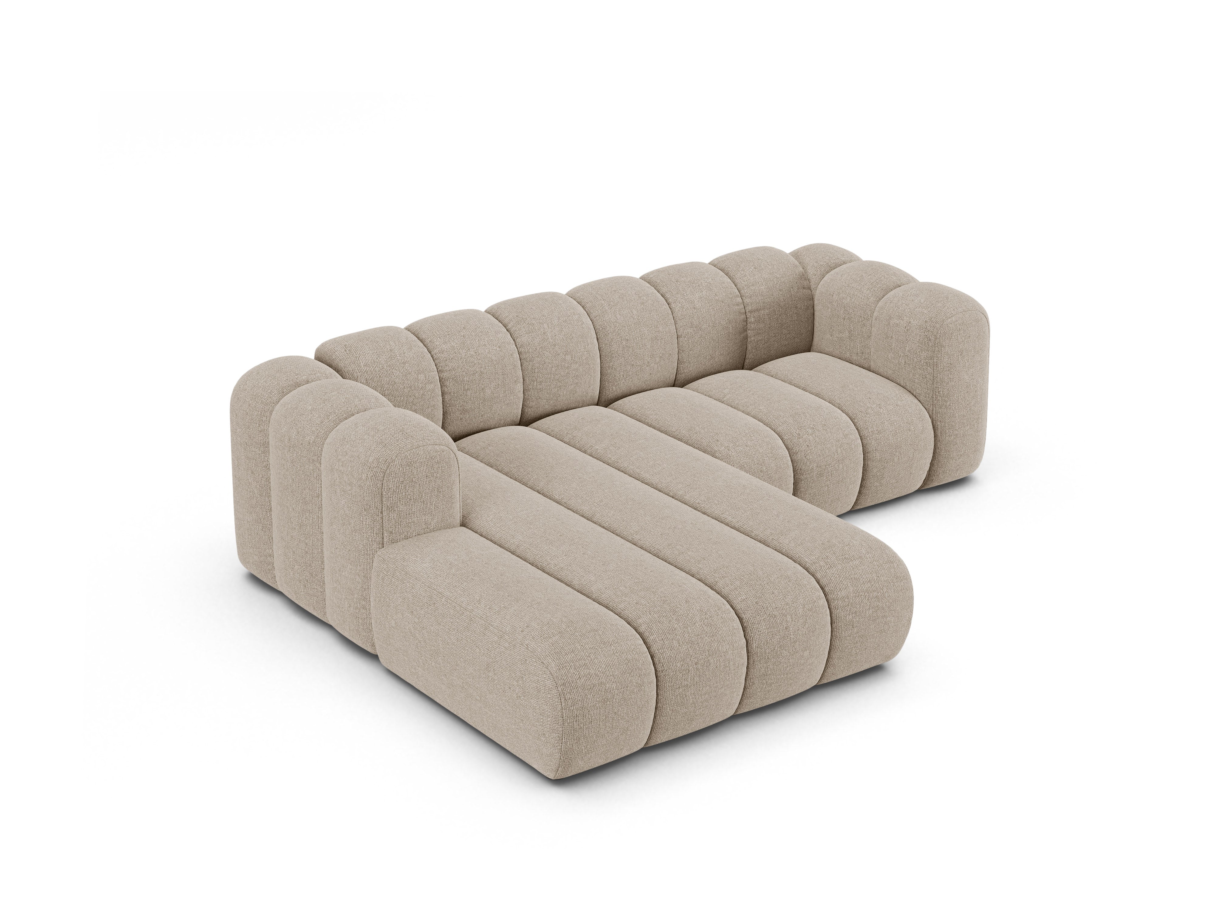 Ecksofa Lupine 230x177cm, Material: Chenille Eden