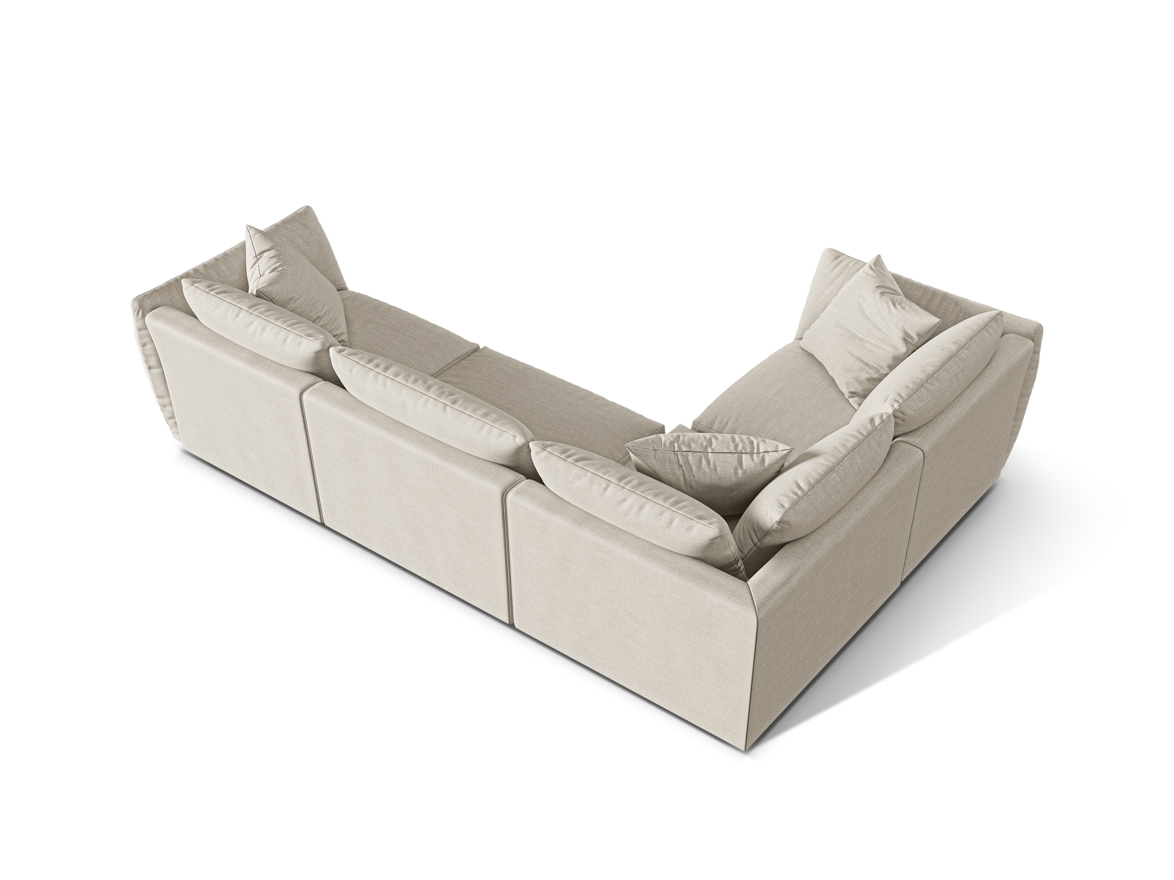 Ecksofa Chris 295x210cm, Material: Strukturstoff