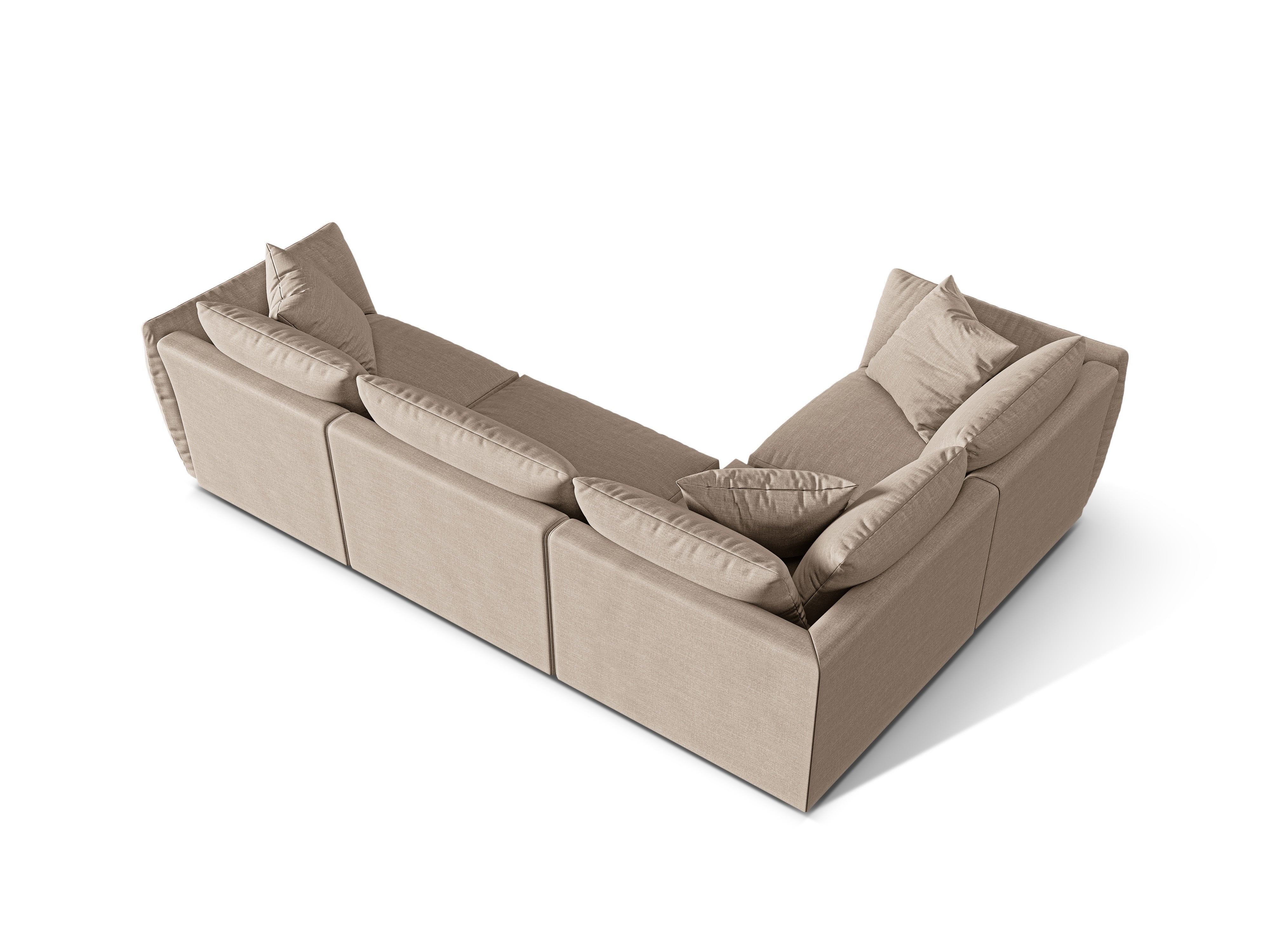 Ecksofa Chris 295x210cm, Material: Strukturstoff