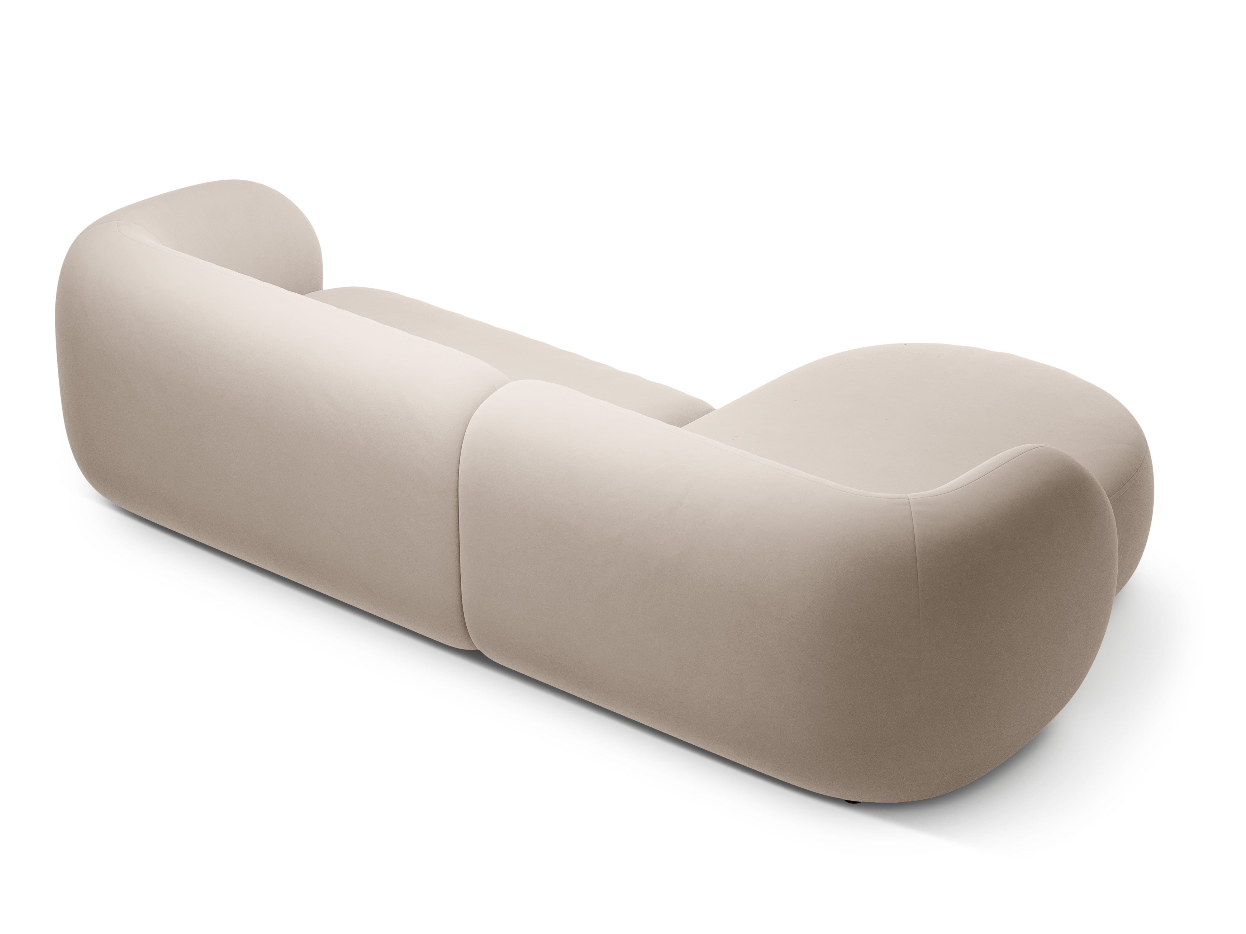 Ecksofa Kate, 285x176cm, Material: Samt