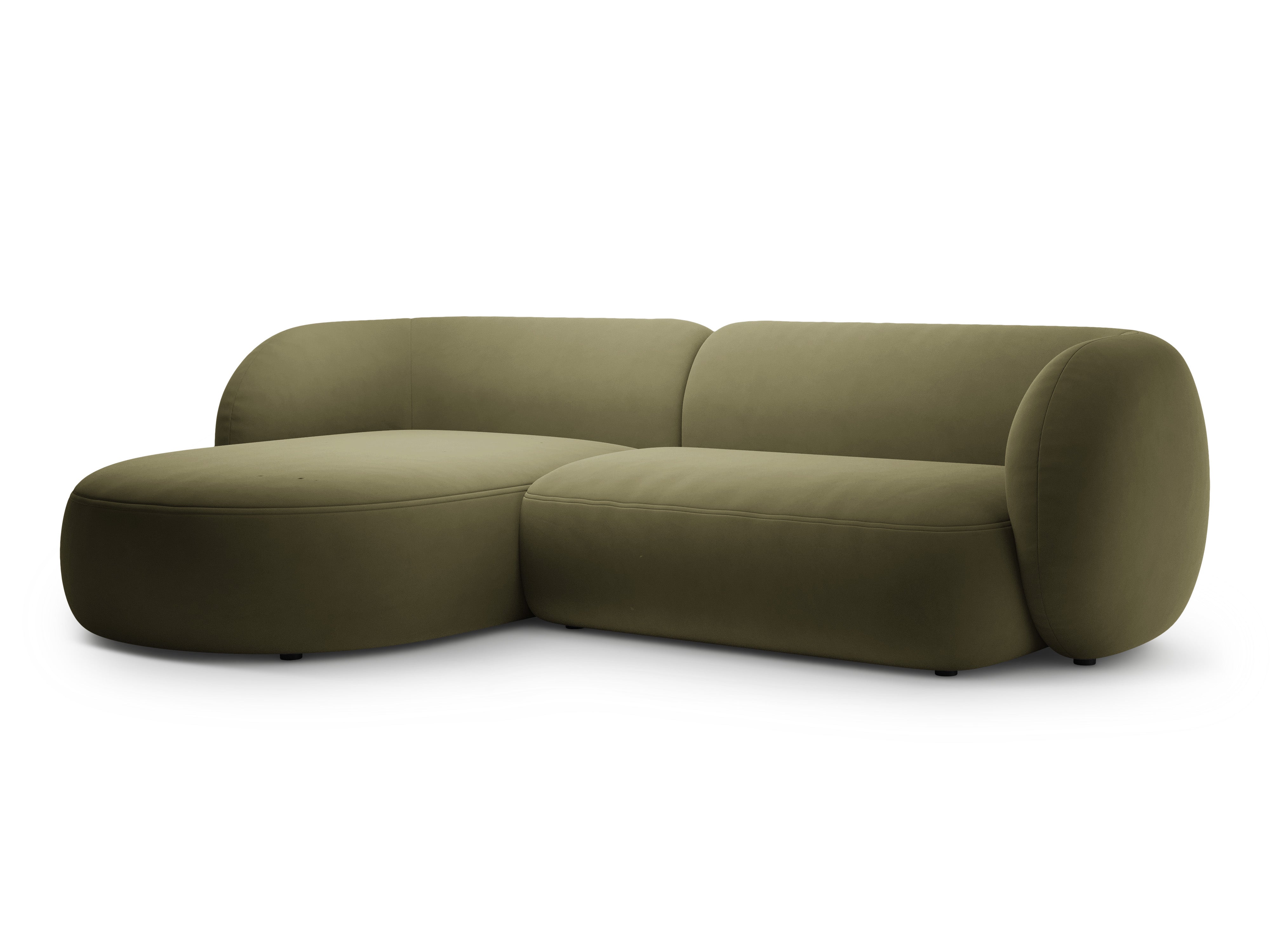 Ecksofa Kate, 285x176cm, Material: Samt