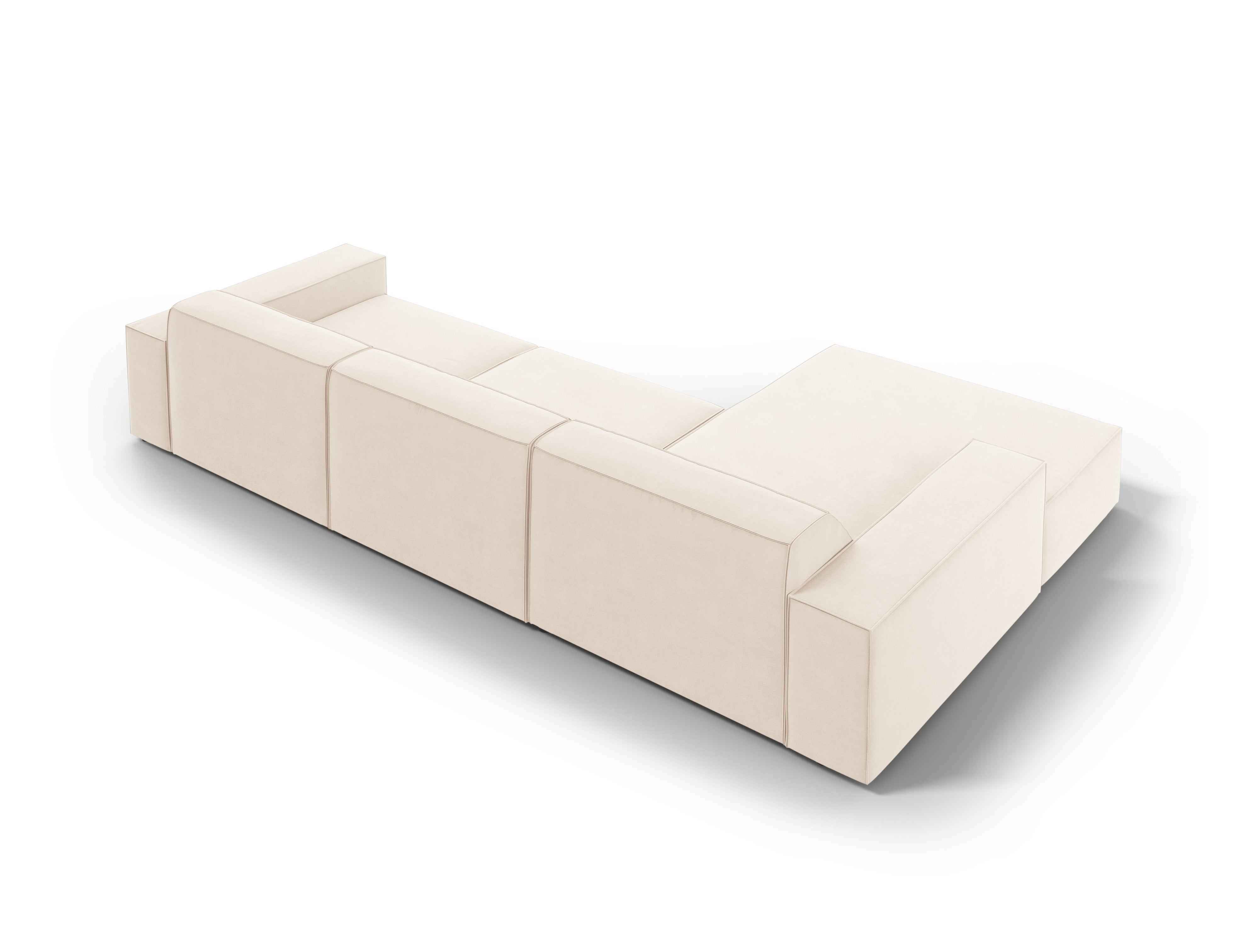 Ecksofa Jodie 284x166cm, Material: Samt