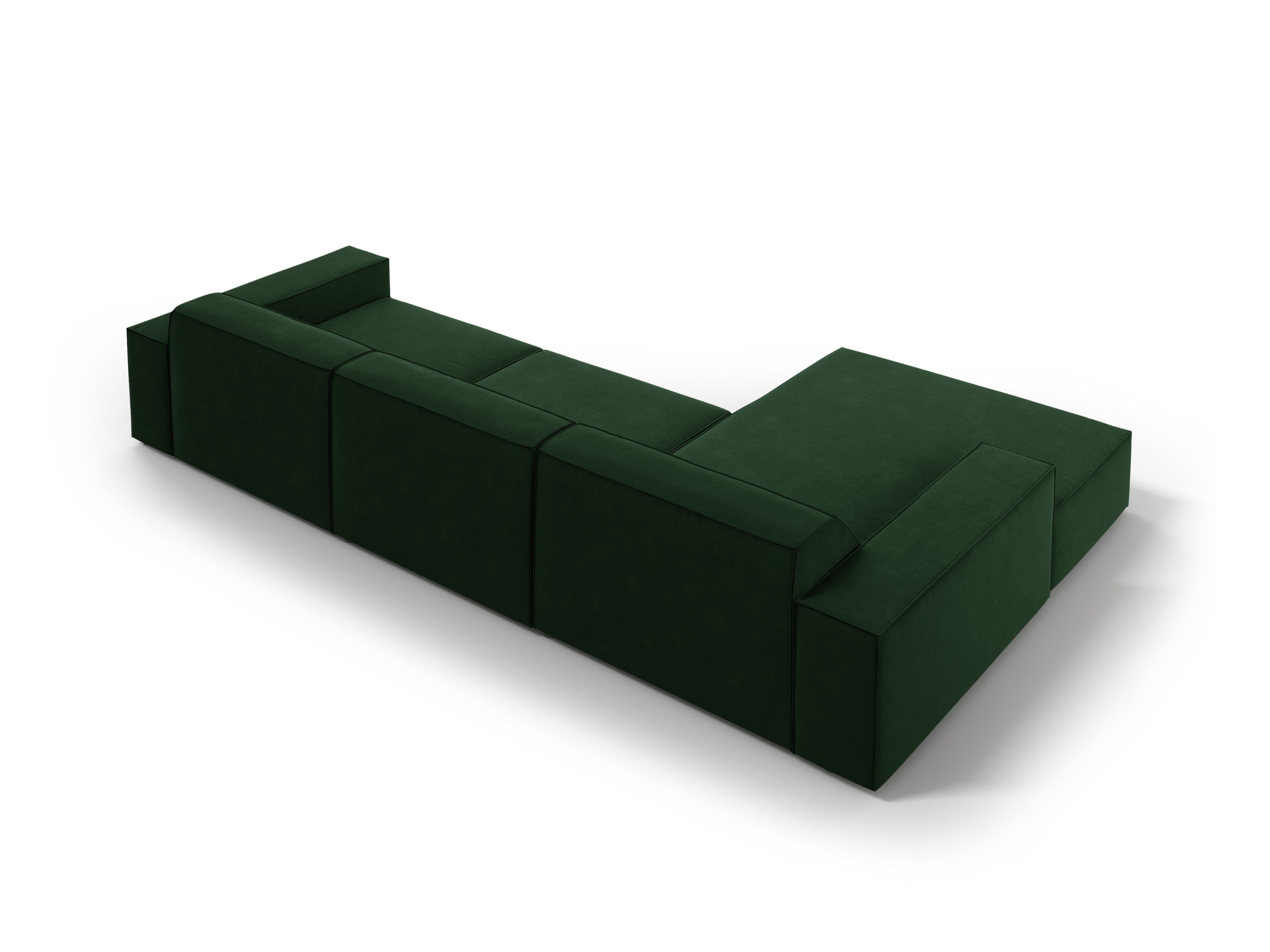 Ecksofa Jodie 284x166cm, Material: Samt