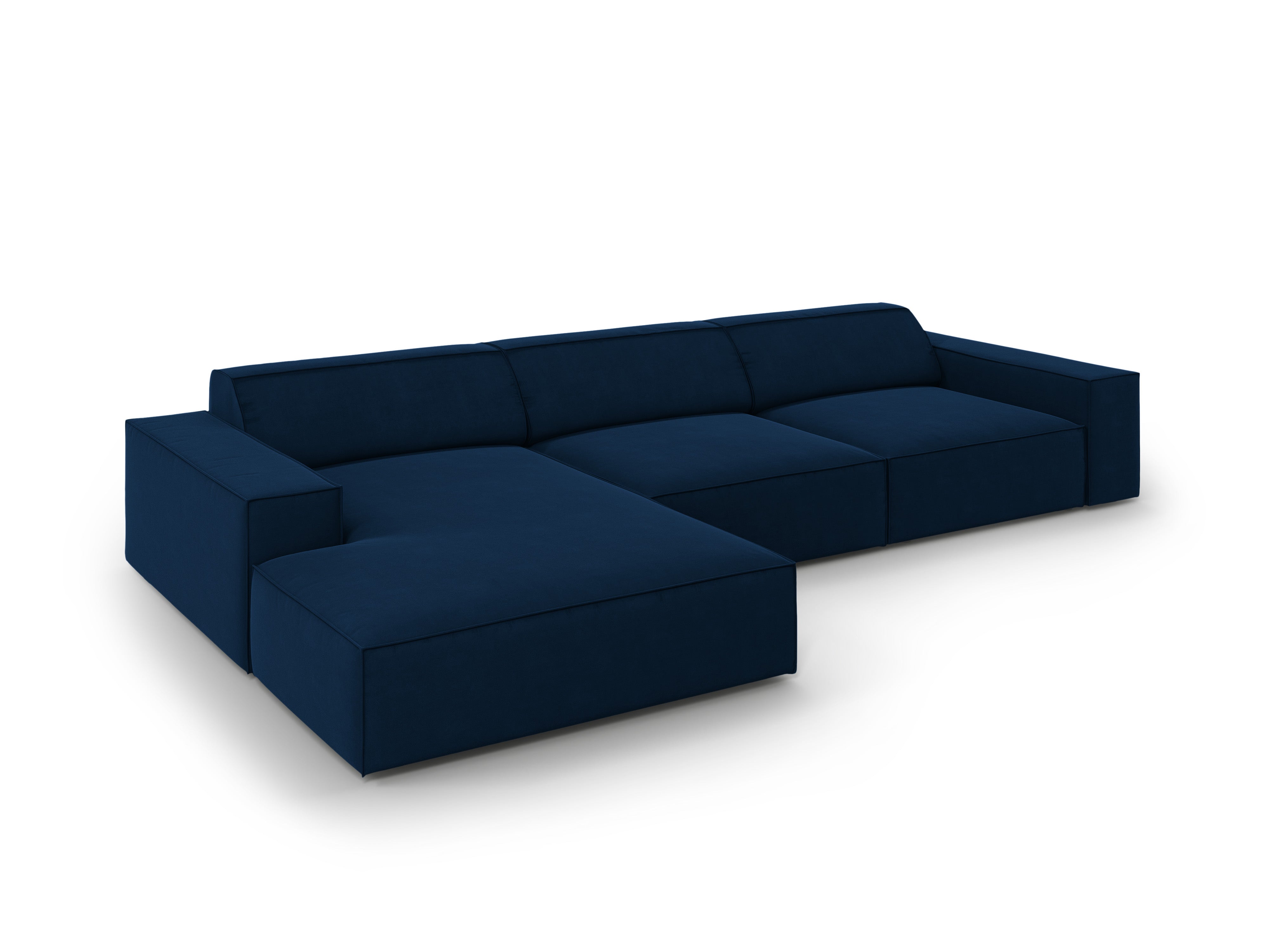 Ecksofa Jodie 284x166cm, Material: Samt