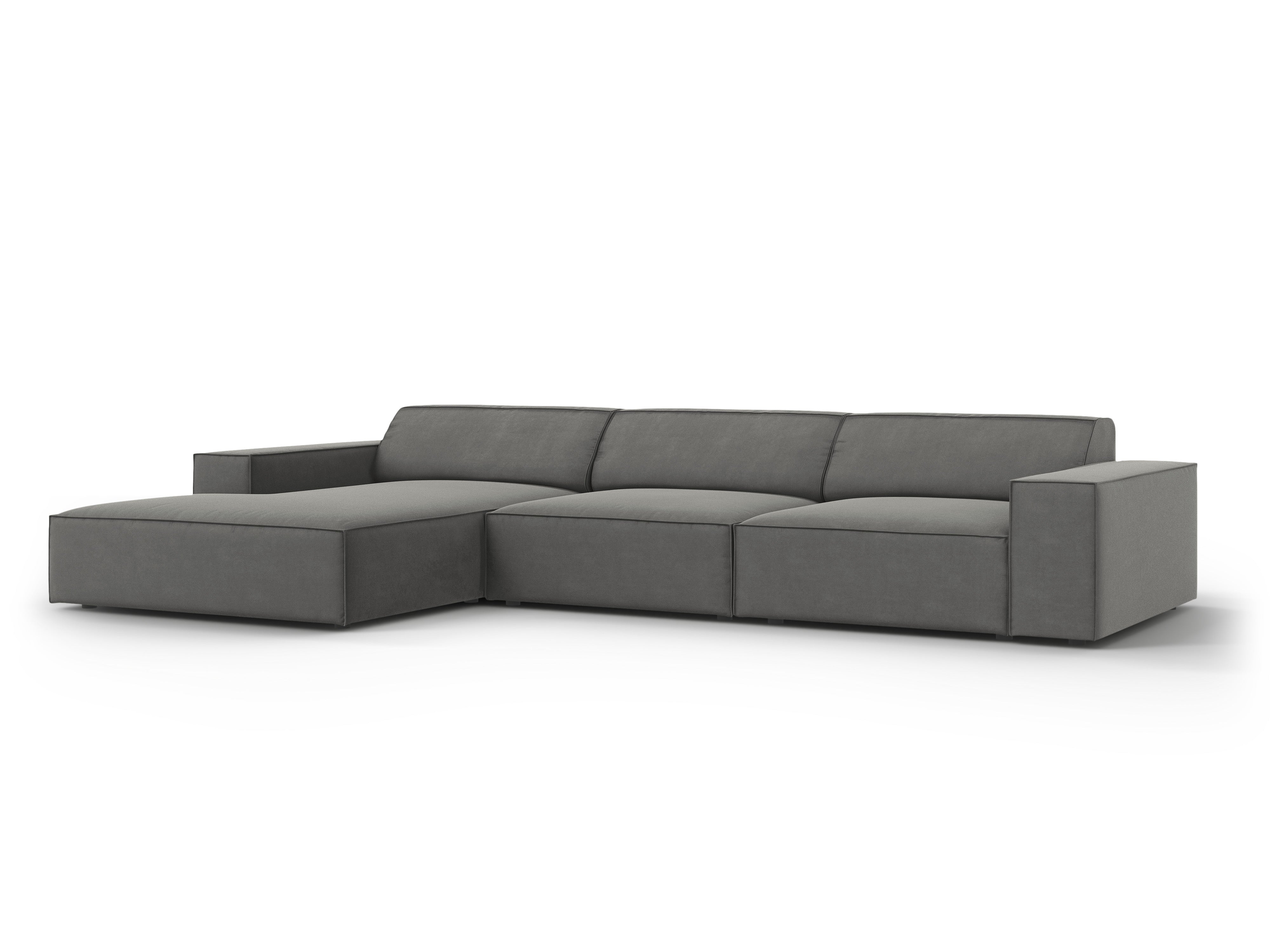 Ecksofa Jodie 284x166cm, Material: Samt