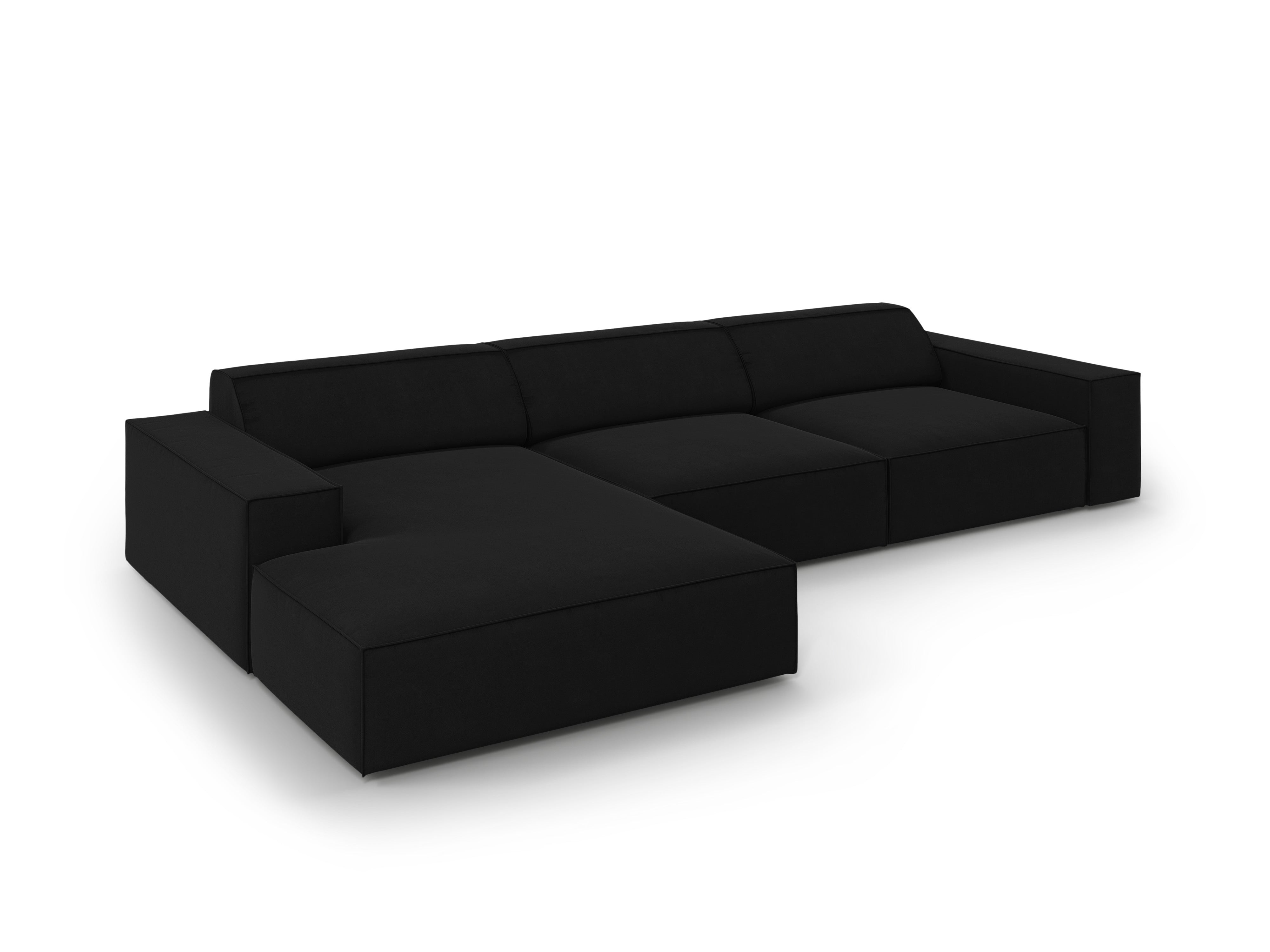 Ecksofa Jodie 284x166cm, Material: Samt