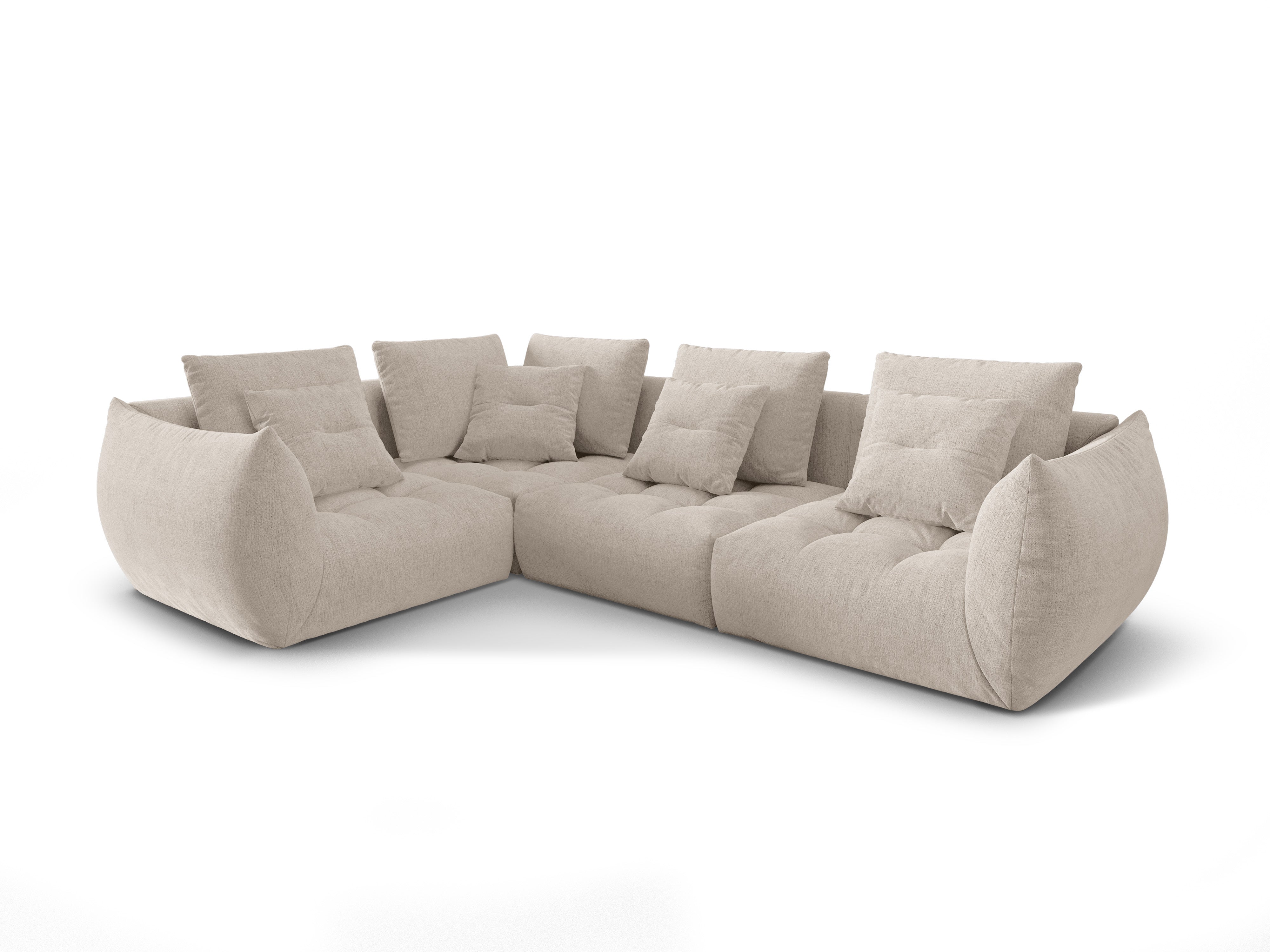Bloom Ecksofa, 316x216 cm, Material: Strukturstoff