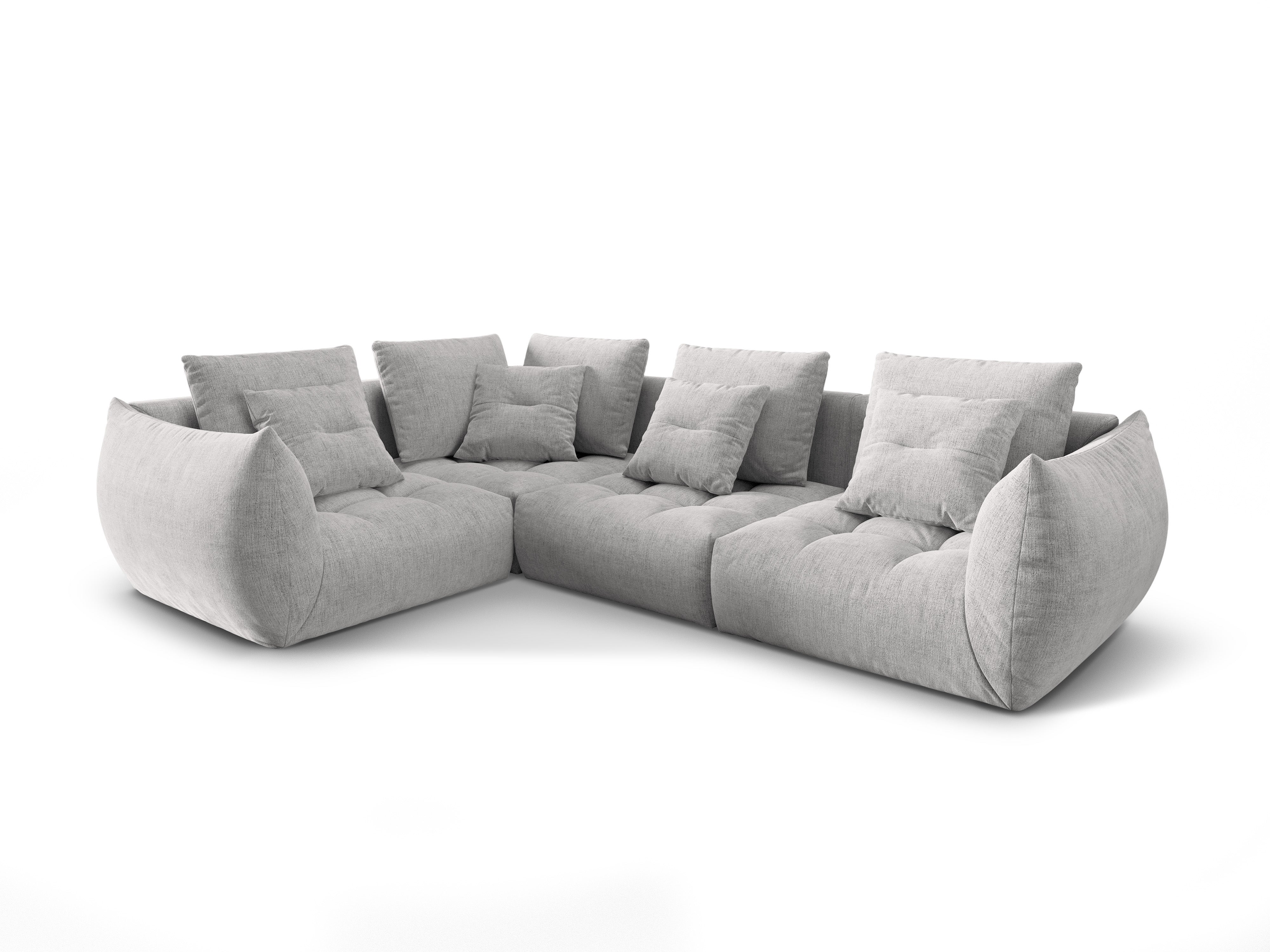 Bloom Ecksofa, 316x216 cm, Material: Strukturstoff