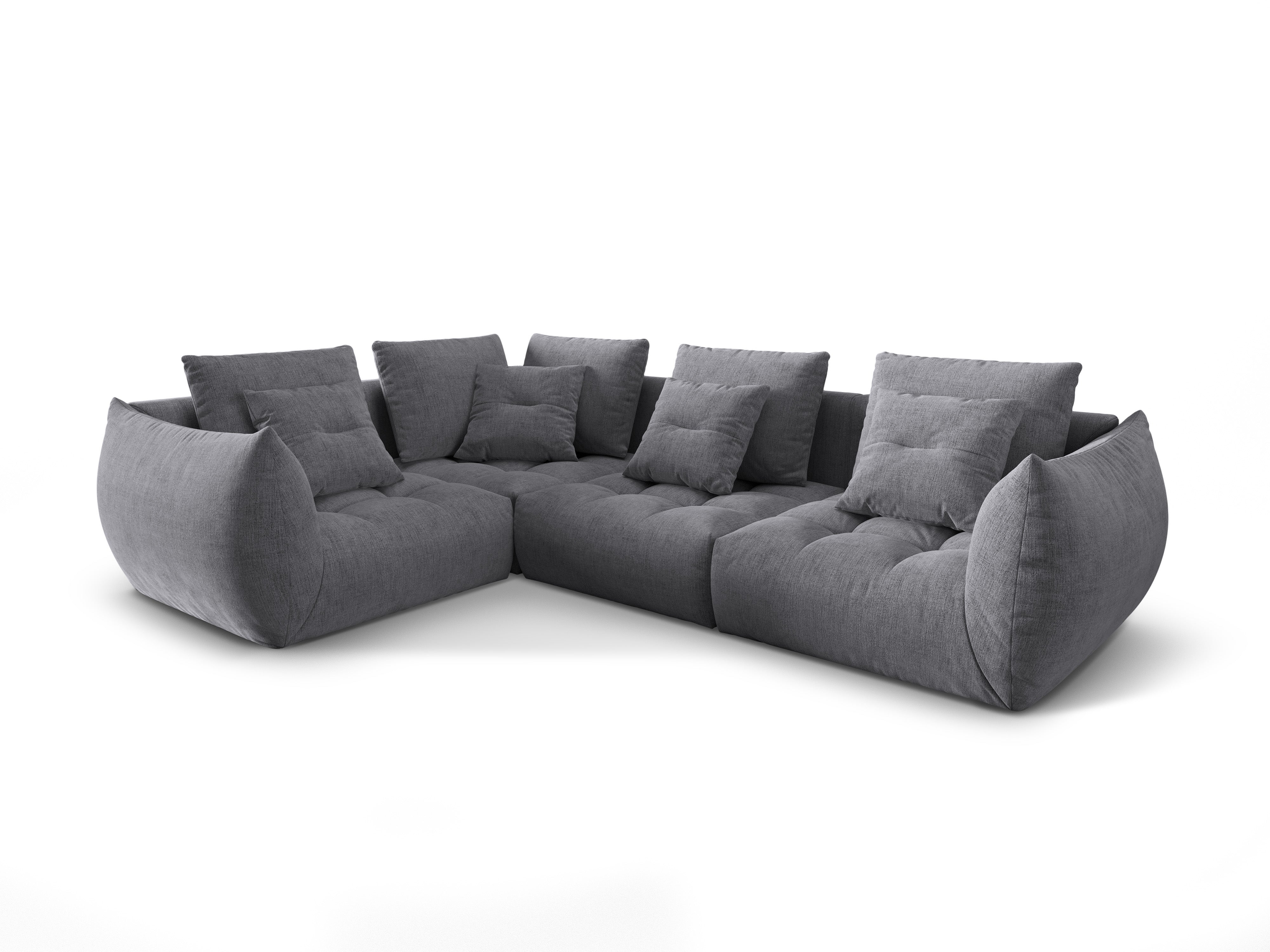 Bloom Ecksofa, 316x216 cm, Material: Strukturstoff
