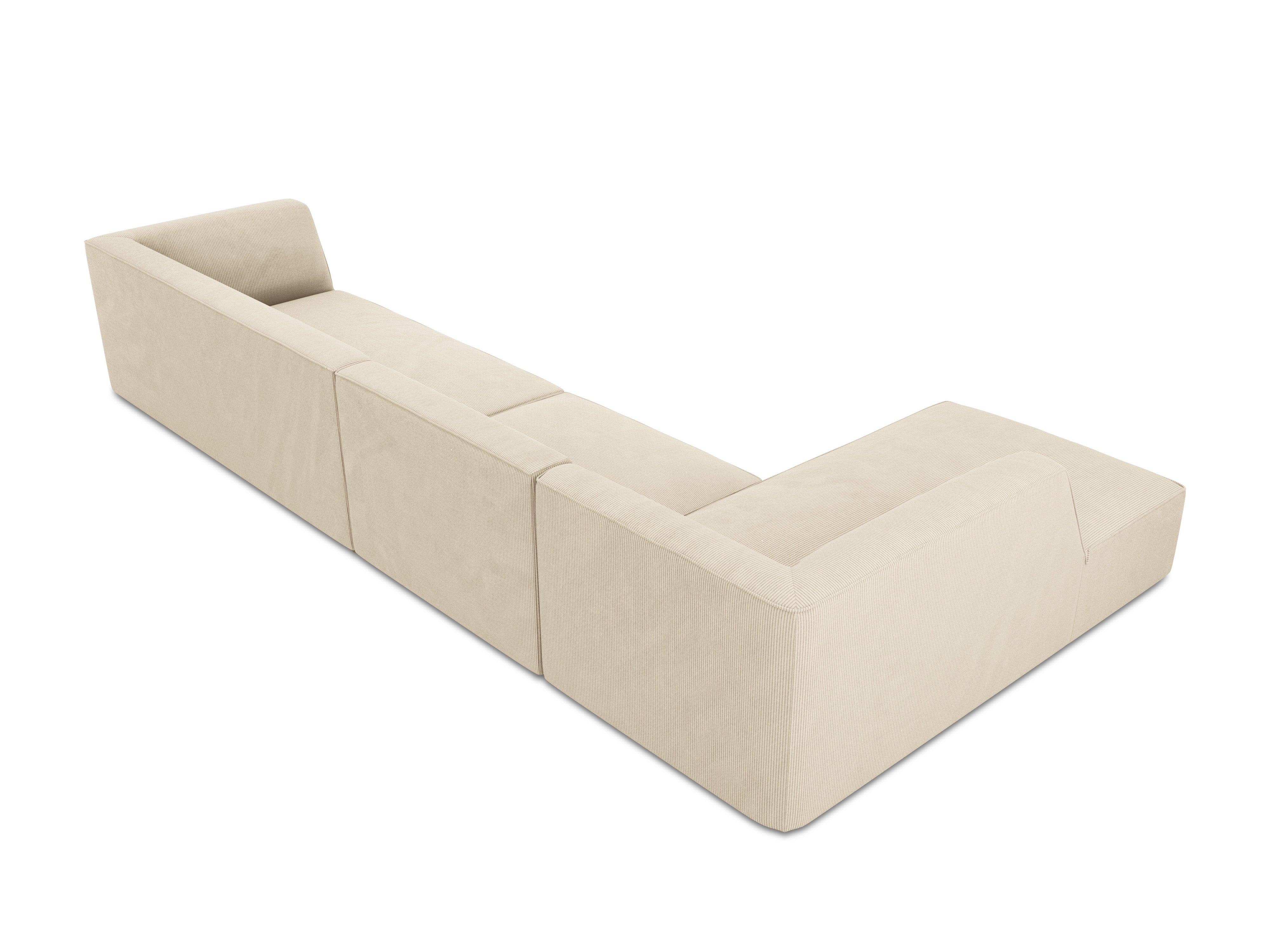 Ecksofa Ruby, 5 Sitze, 366x180cm, Material: Cord