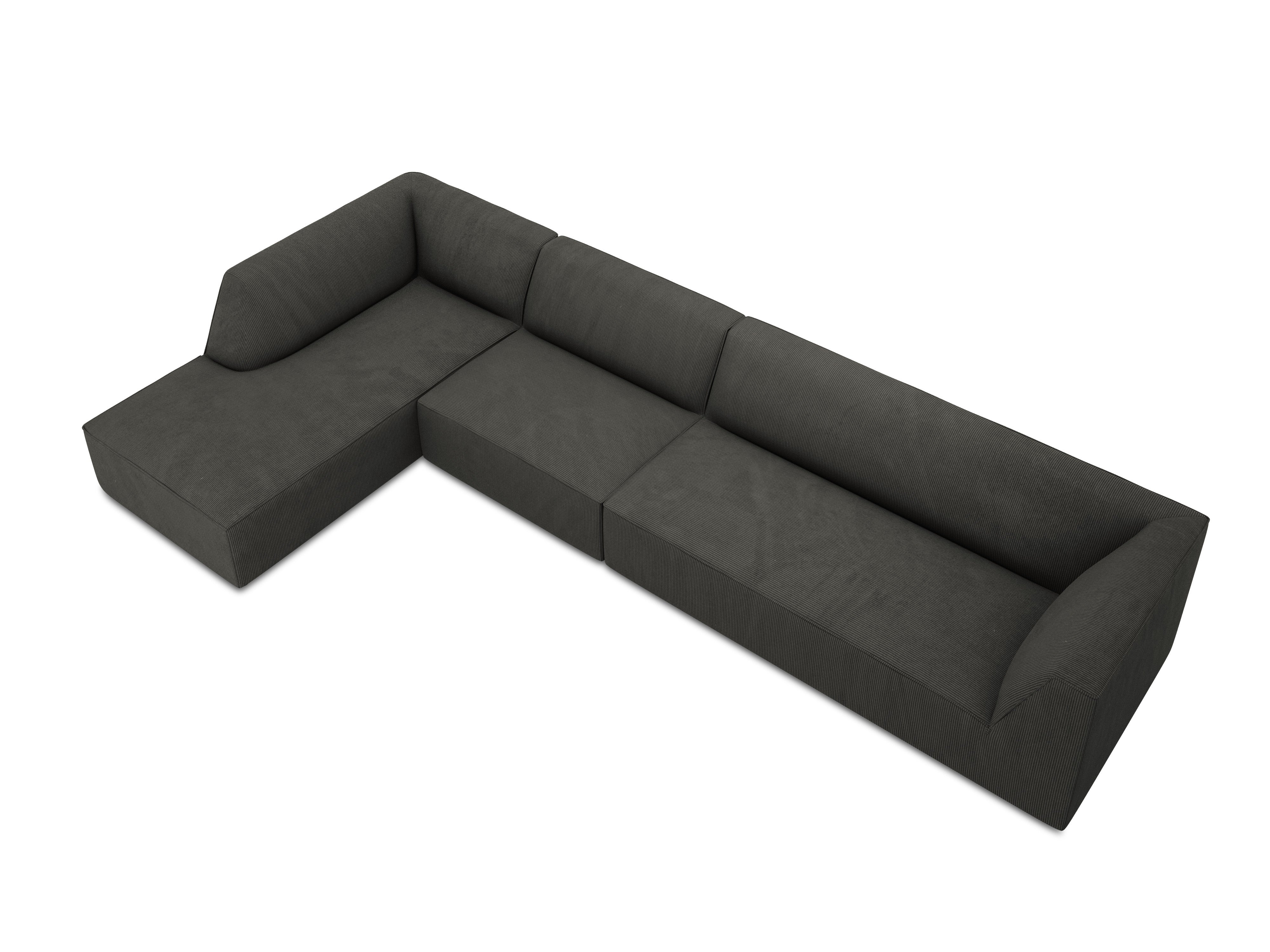 Ecksofa Ruby, 5 Sitze, 366x180cm, Material: Cord