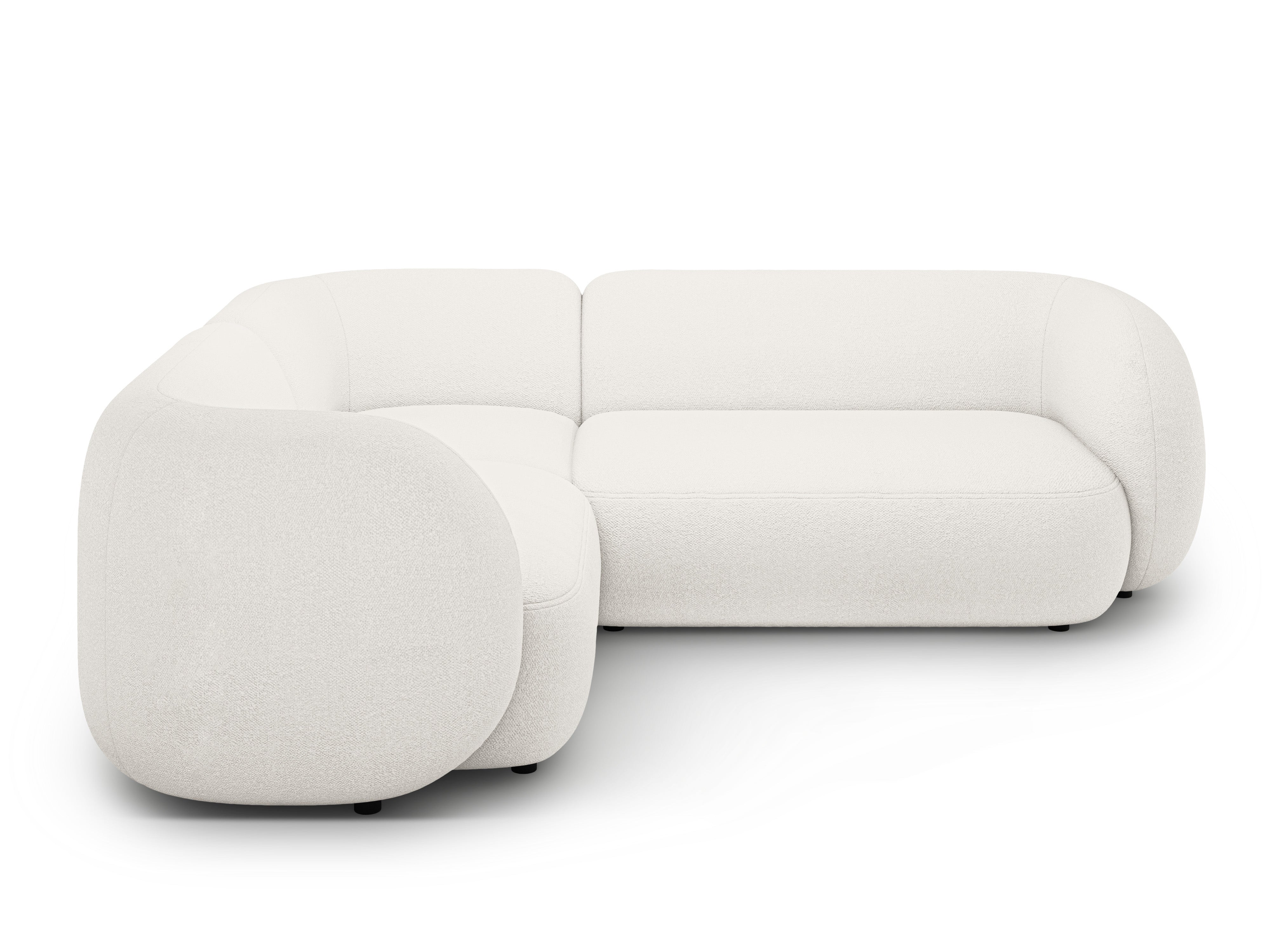 Ecksofa-Set Kate, 252x220cm, Material: Bouclé