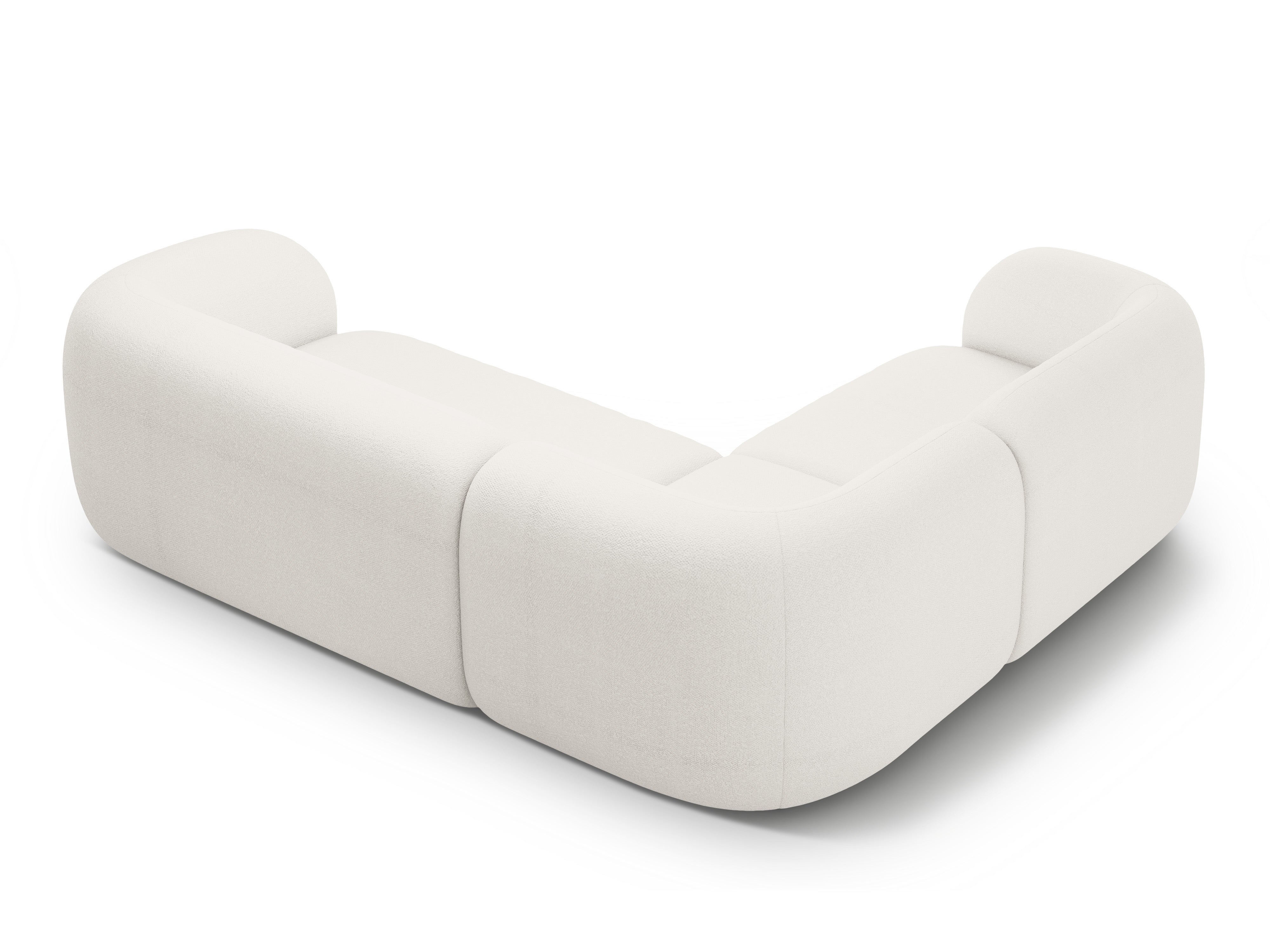 Ecksofa-Set Kate, 252x220cm, Material: Bouclé