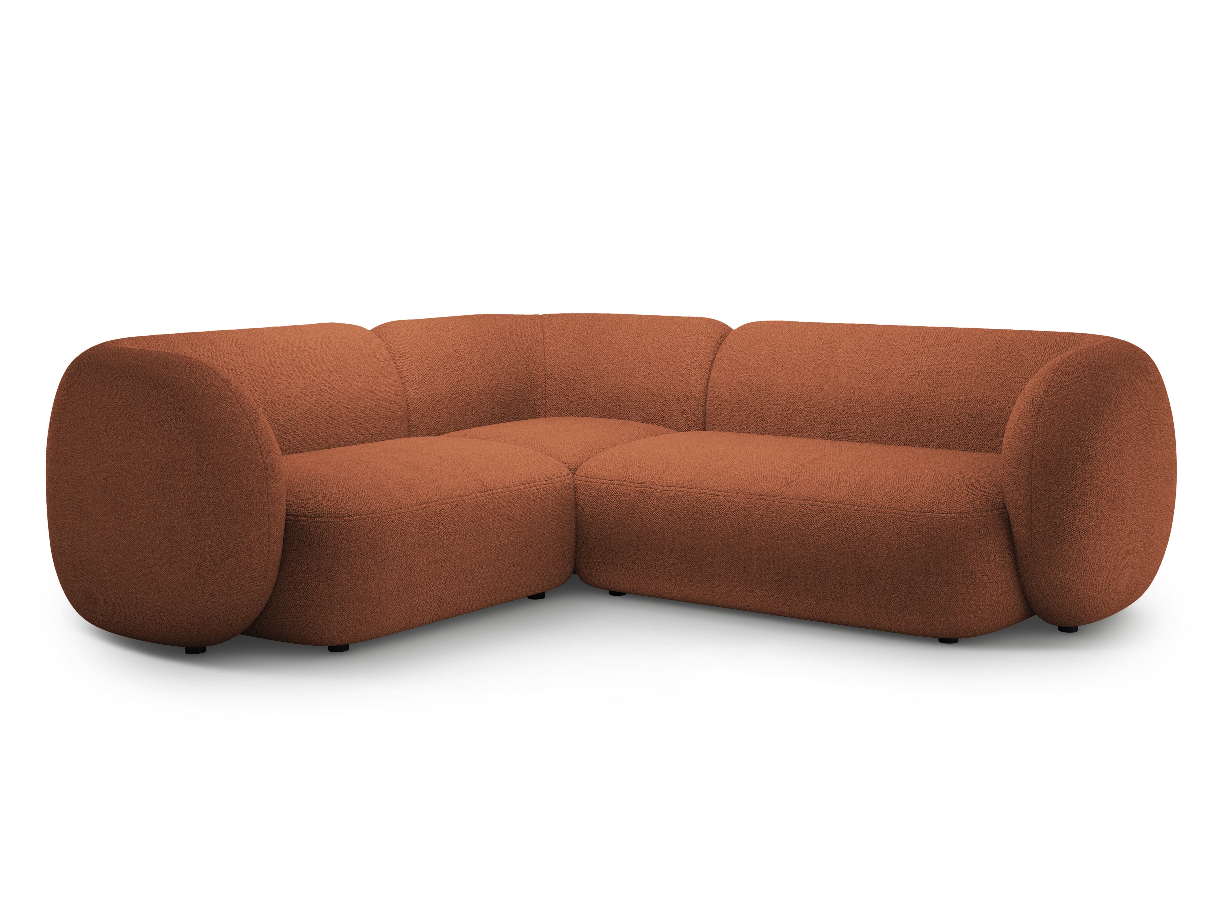 Ecksofa-Set Kate, 252x220cm, Material: Bouclé