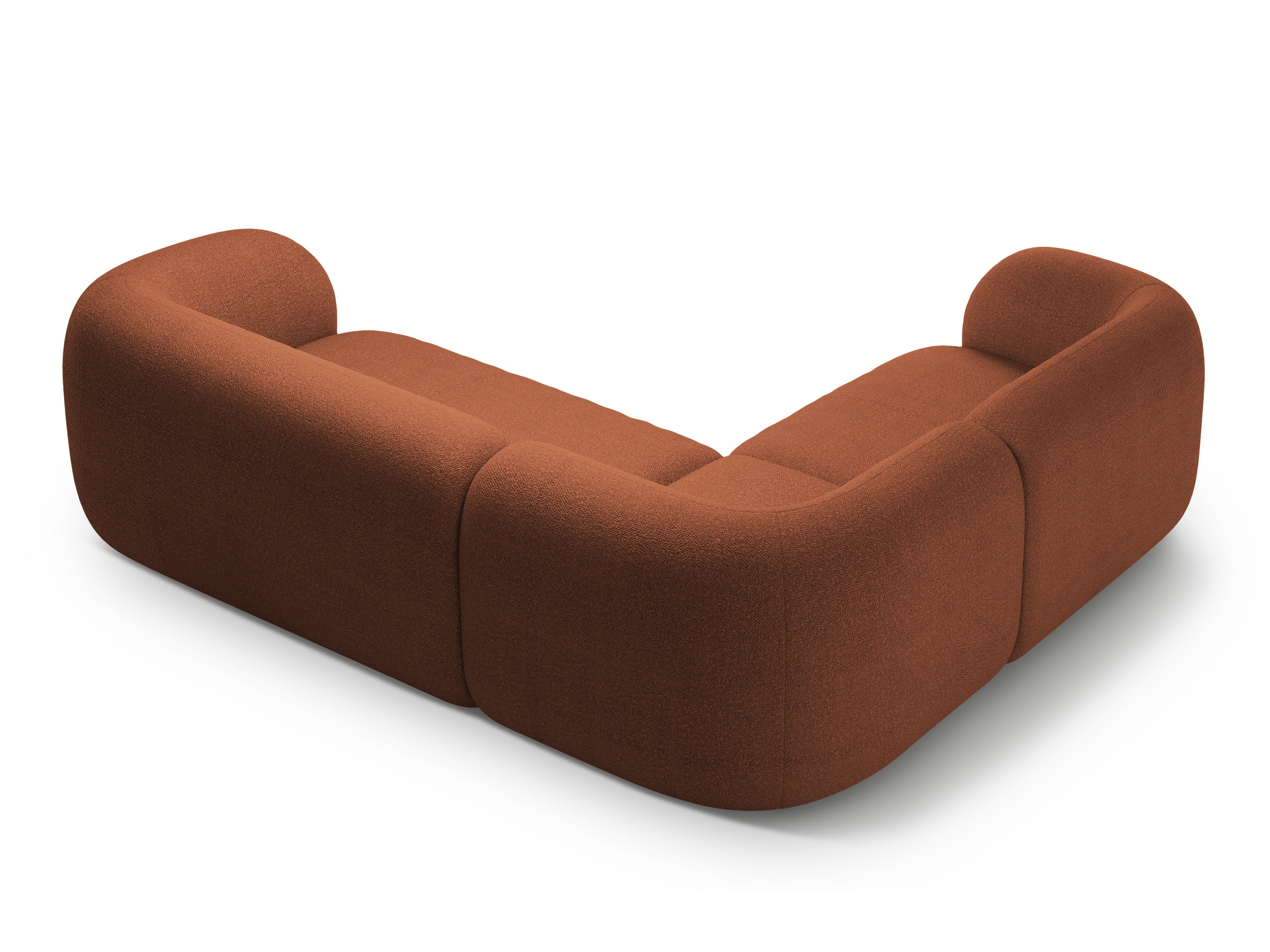 Ecksofa-Set Kate, 252x220cm, Material: Bouclé