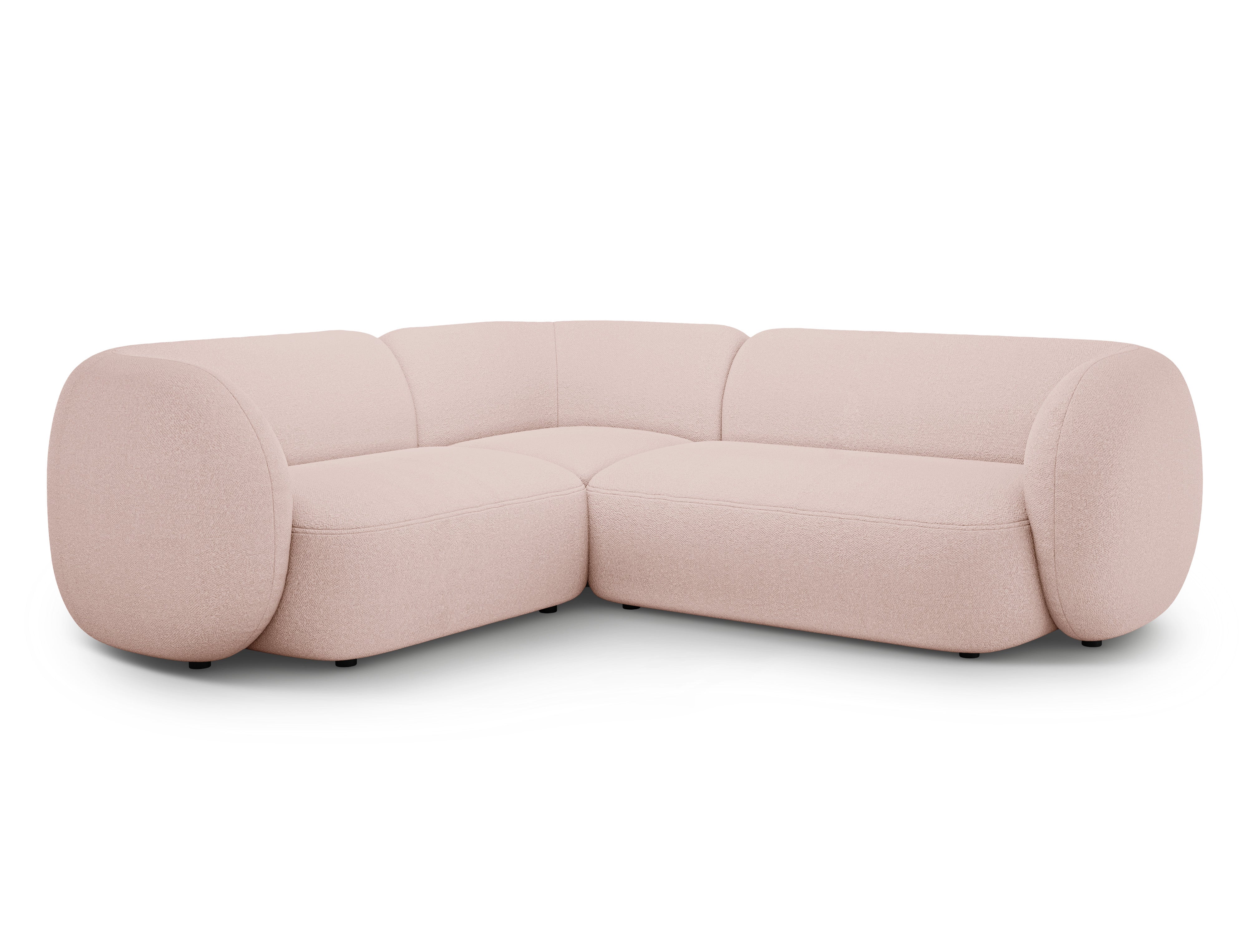 Ecksofa-Set Kate, 252x220cm, Material: Bouclé