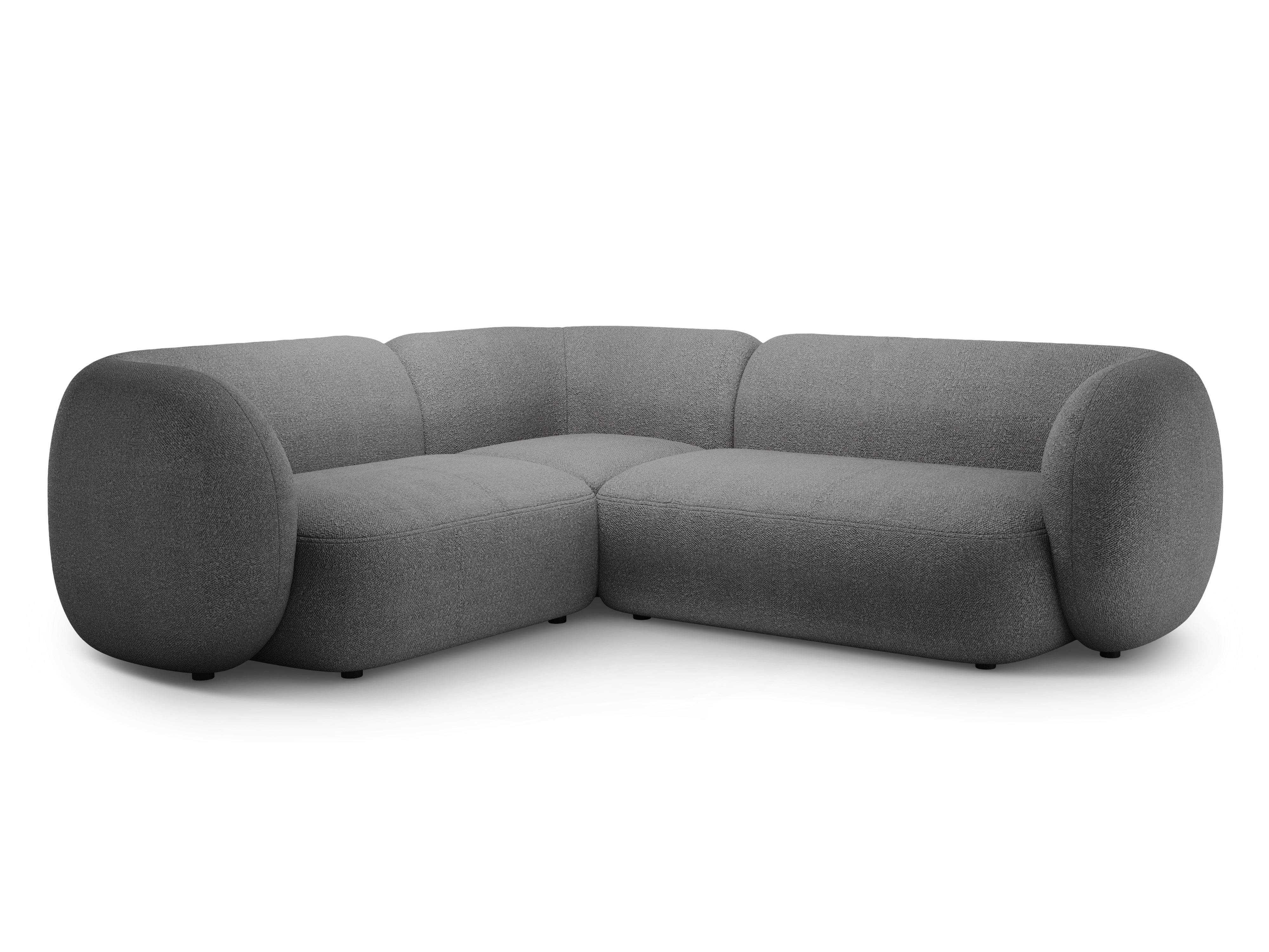 Ecksofa-Set Kate, 252x220cm, Material: Bouclé