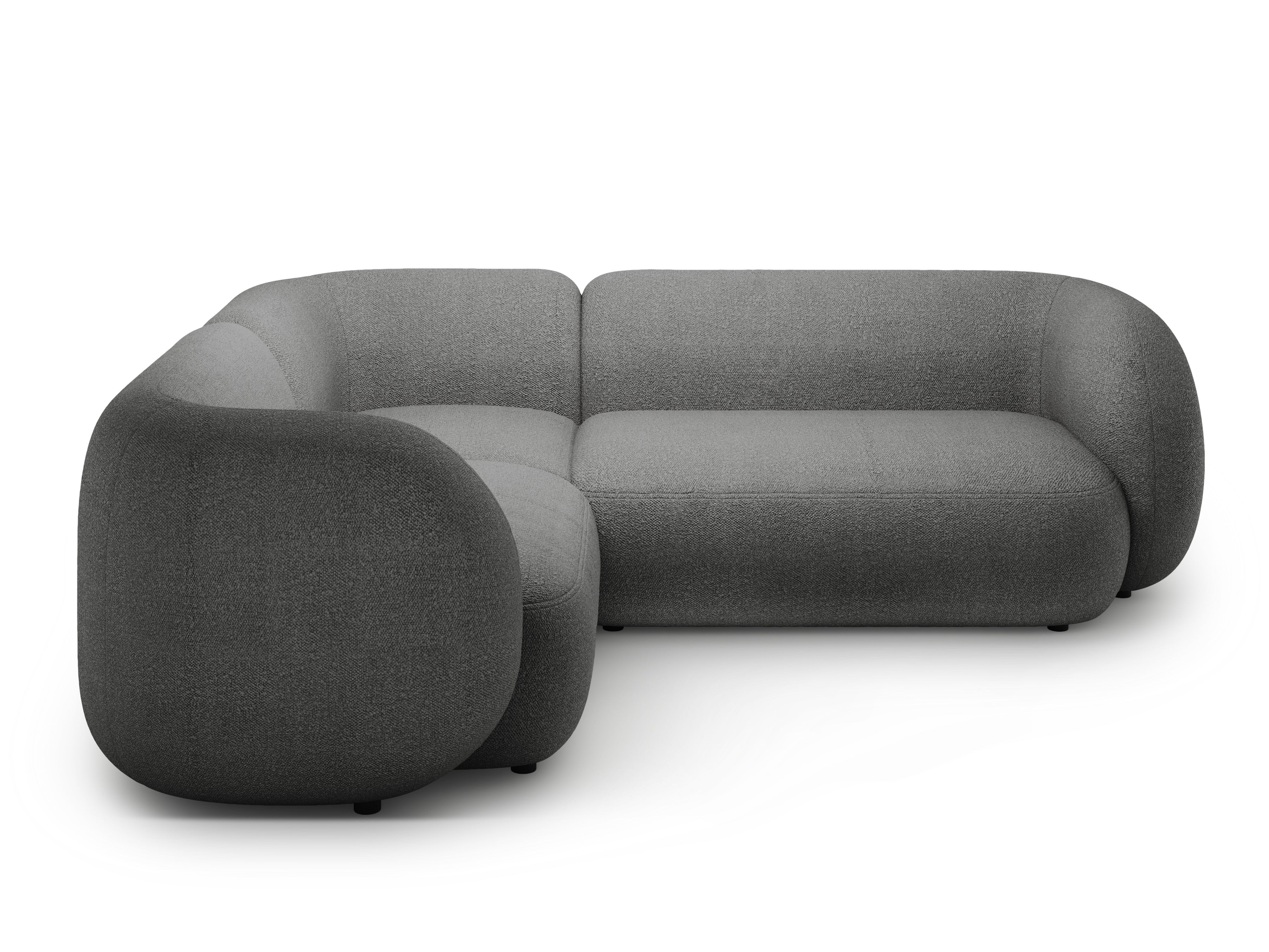 Ecksofa-Set Kate, 252x220cm, Material: Bouclé