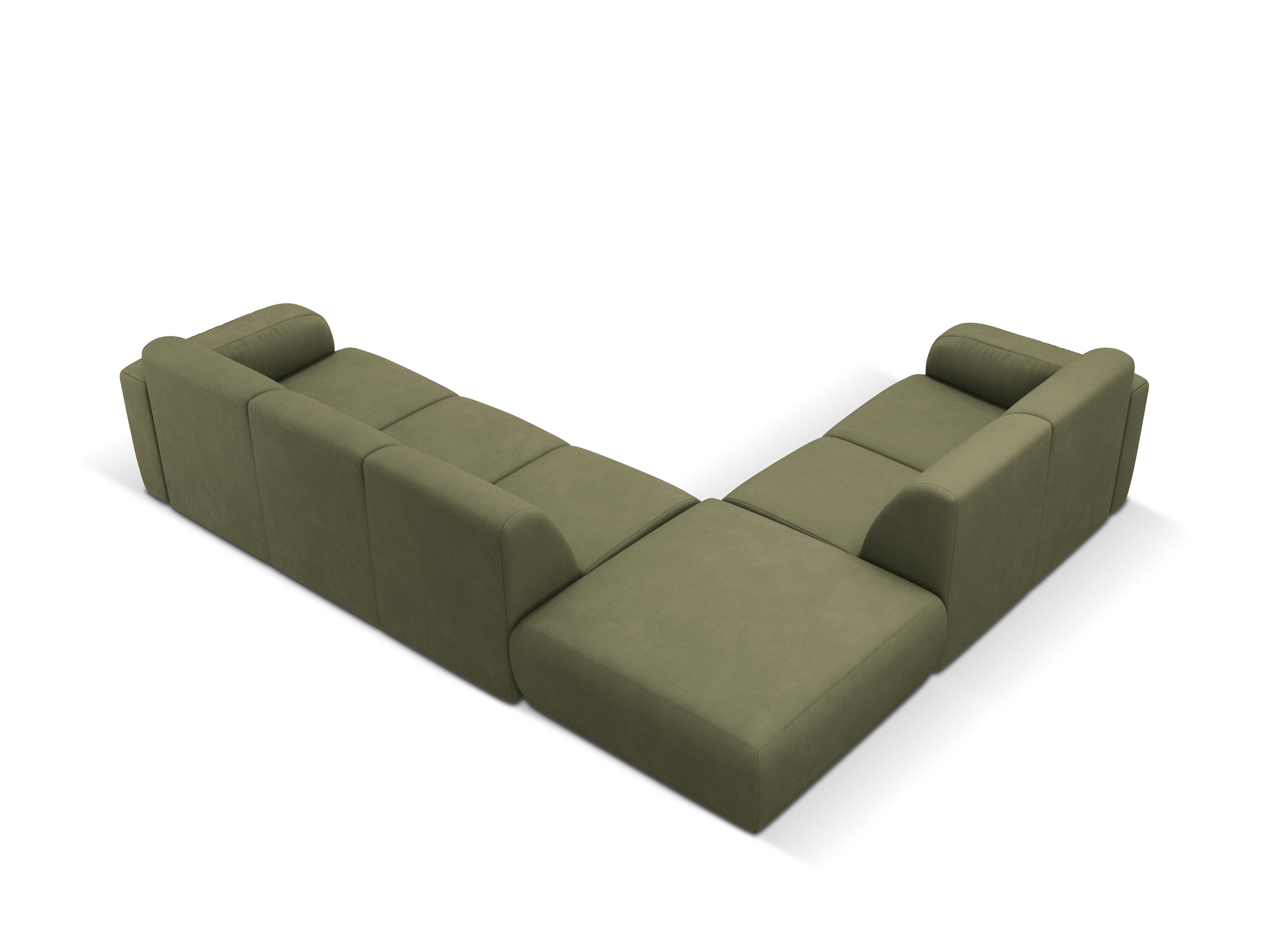 Molino Ecksofa-Set 315x250cm, 6 Sitze, Material: Chenille (Rebel)