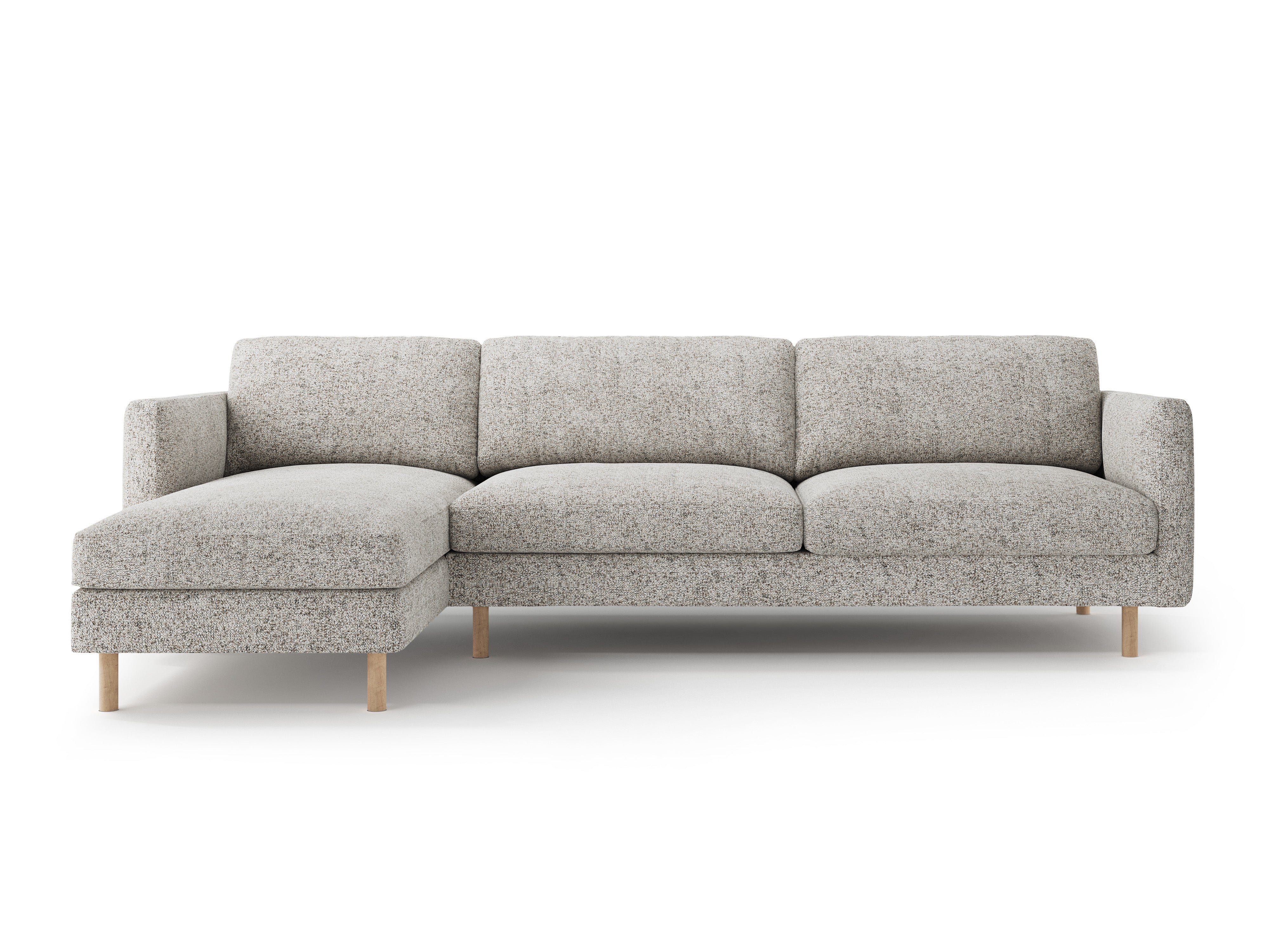 Sofa Eden, 4 Sitze, 267x234cm, Material: Strukturstoff