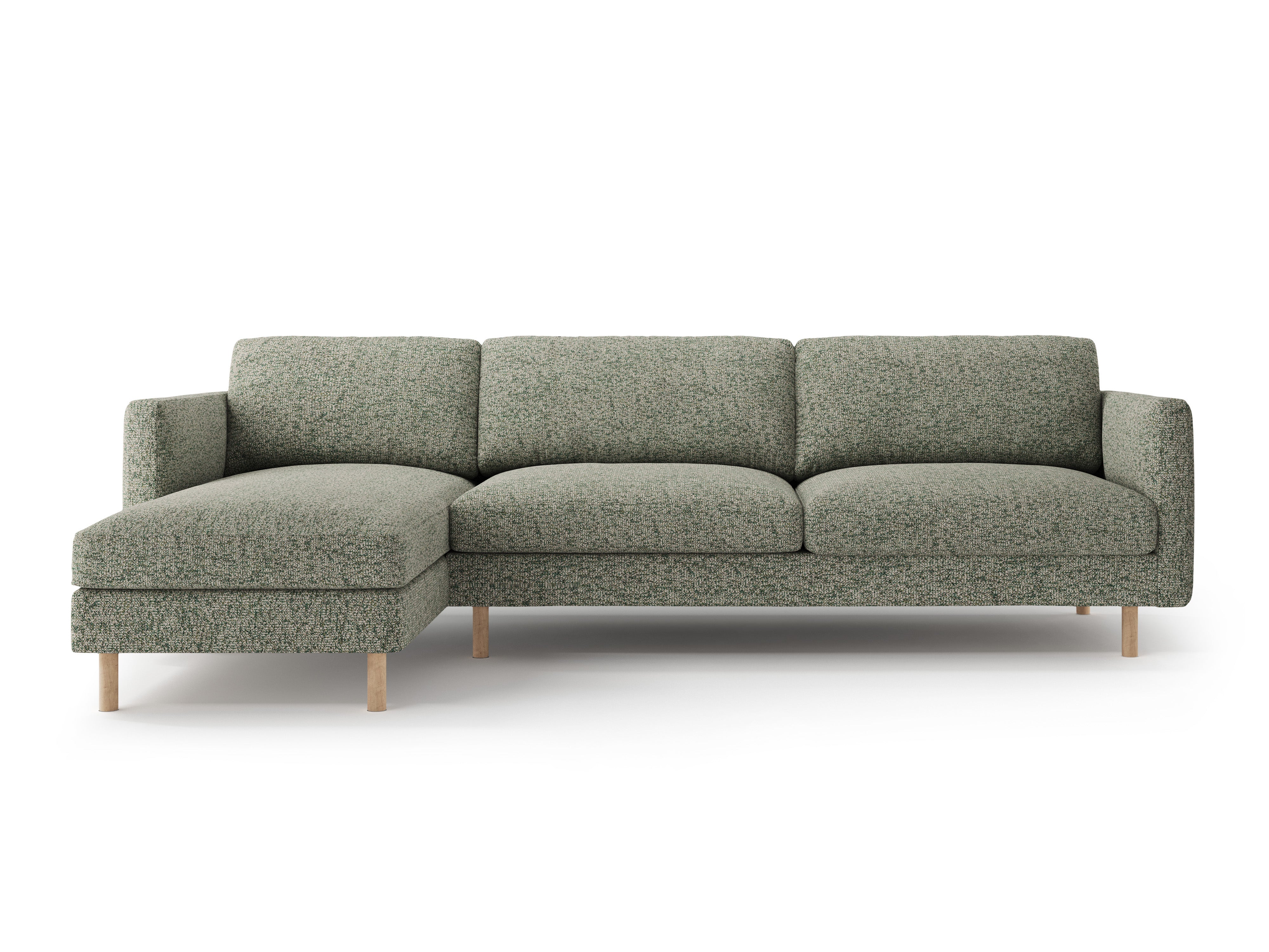 Sofa Eden, 4 Sitze, 267x234cm, Material: Strukturstoff