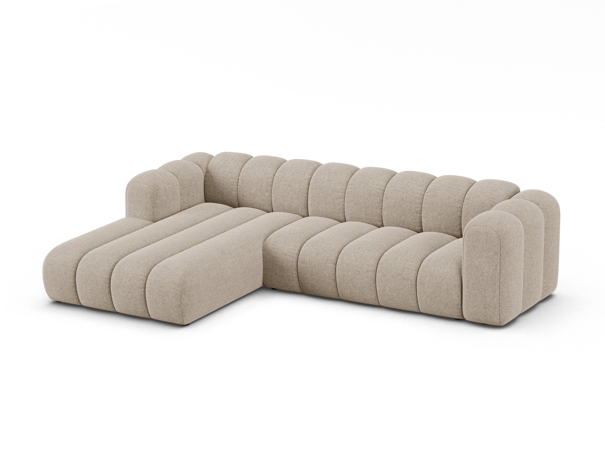 Ecksofa Lupine 290x177cm, Material: Chenille Eden
