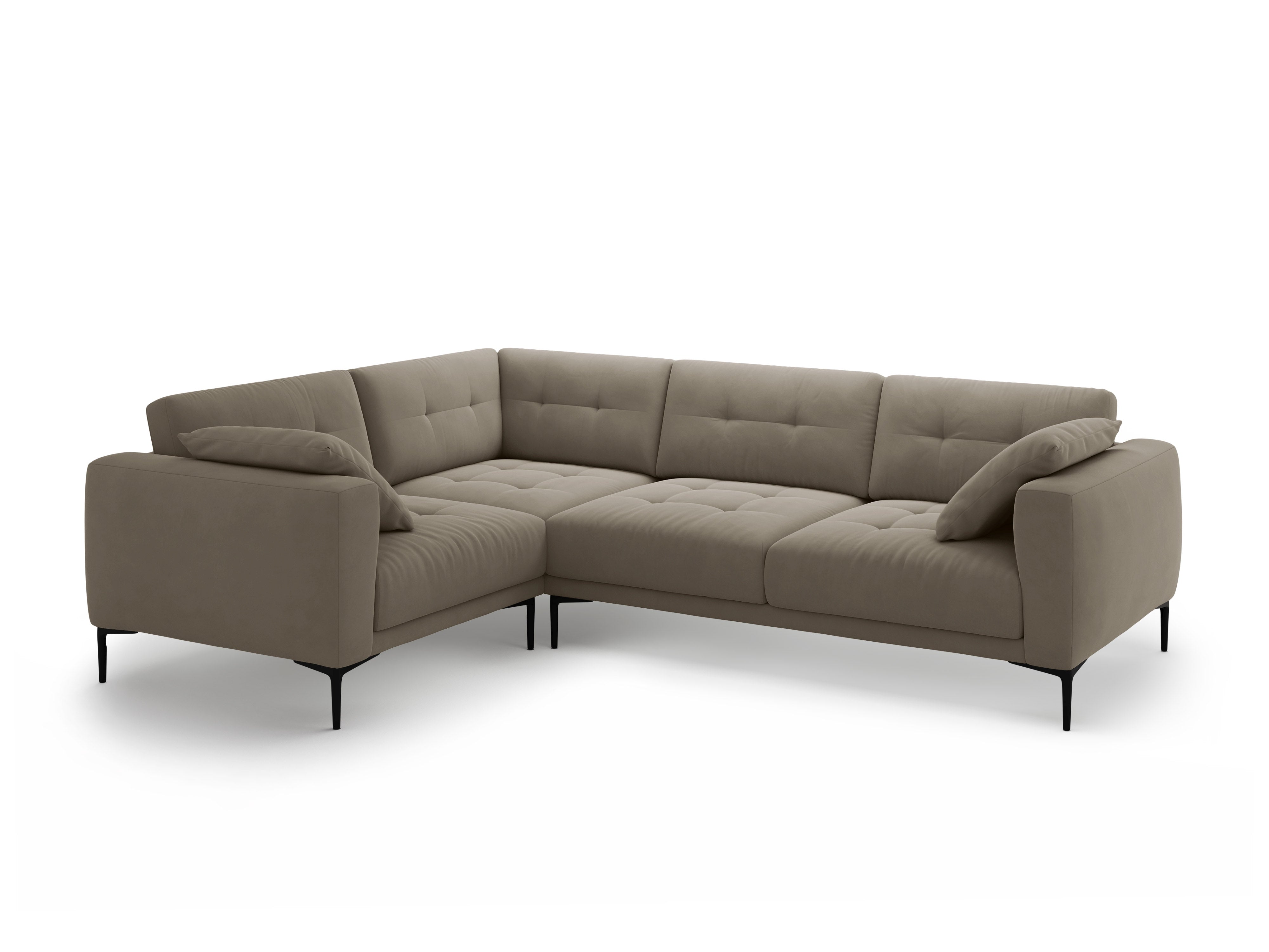 Ecksofa-Set Bemy, 290x200cm, Material: Samt