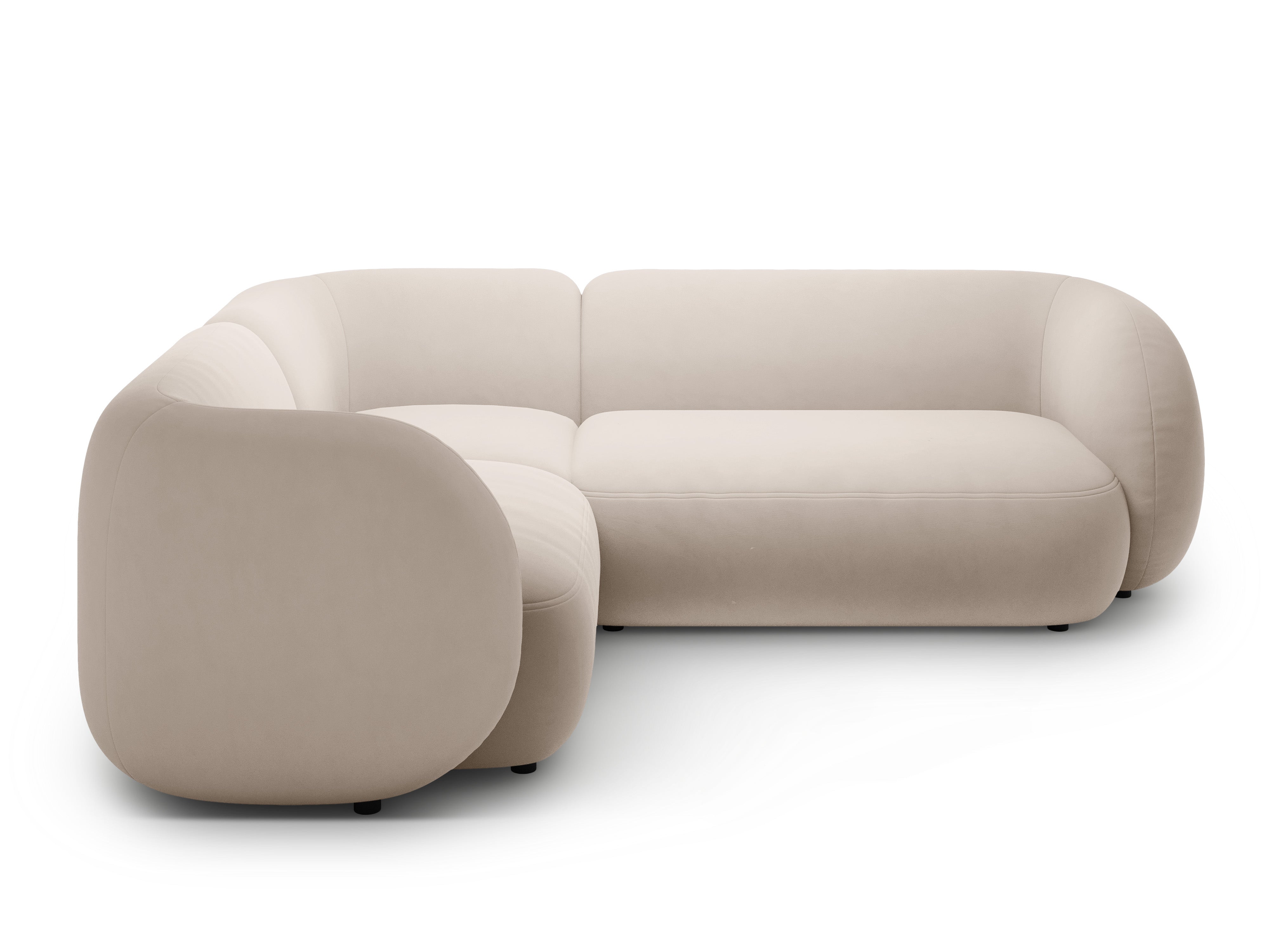 Ecksofa-Set Kate, 252x220cm, Material: Samt